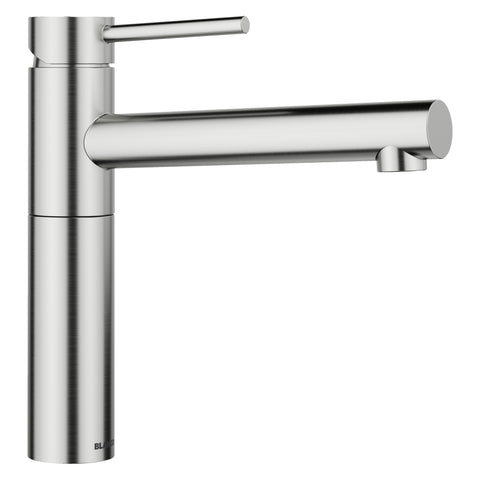Blanco Alta II Pull-Out Dual-Spray Bar Faucet, PVD Steel, 1.5 GPM, Brass, 527569