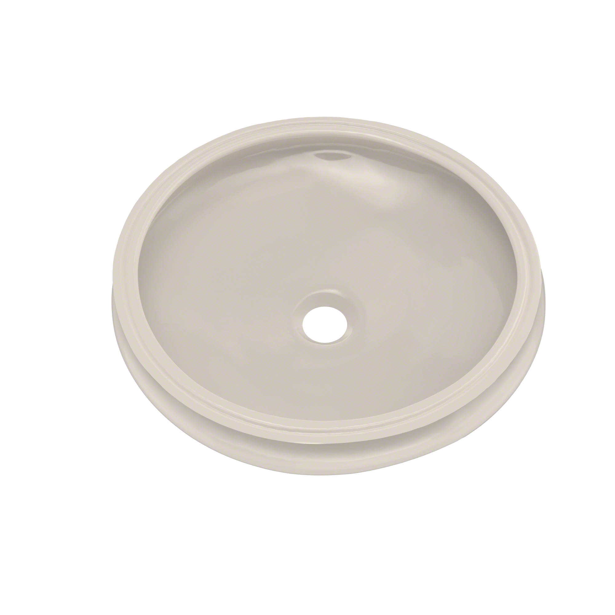 TOTO Curva Round Undermount Bathroom Sink, Sedona Beige, Vitreous China, LT183#12