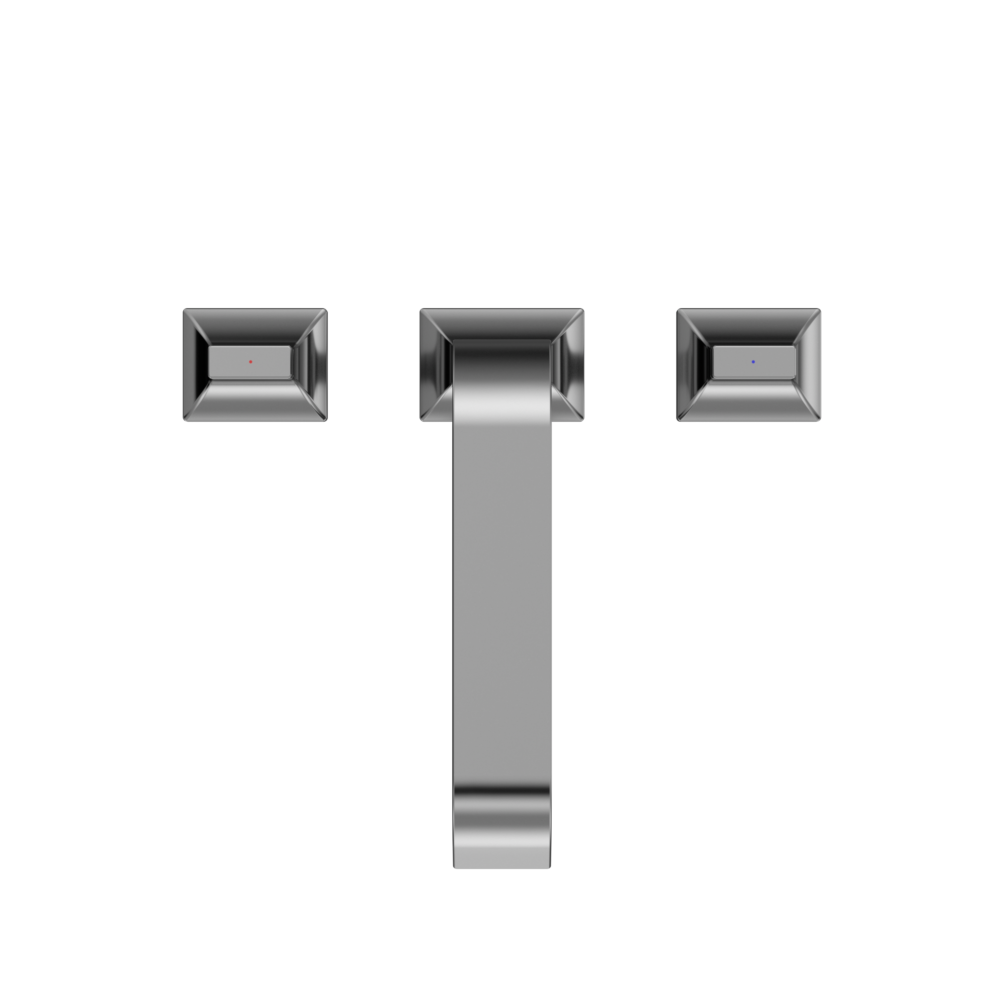 Alternate Image for TOTO GC Two-Handle Deck-Mount Roman Tub Filler Trim, Polished Chrome Nickel, Brass, TBG08201U#CP