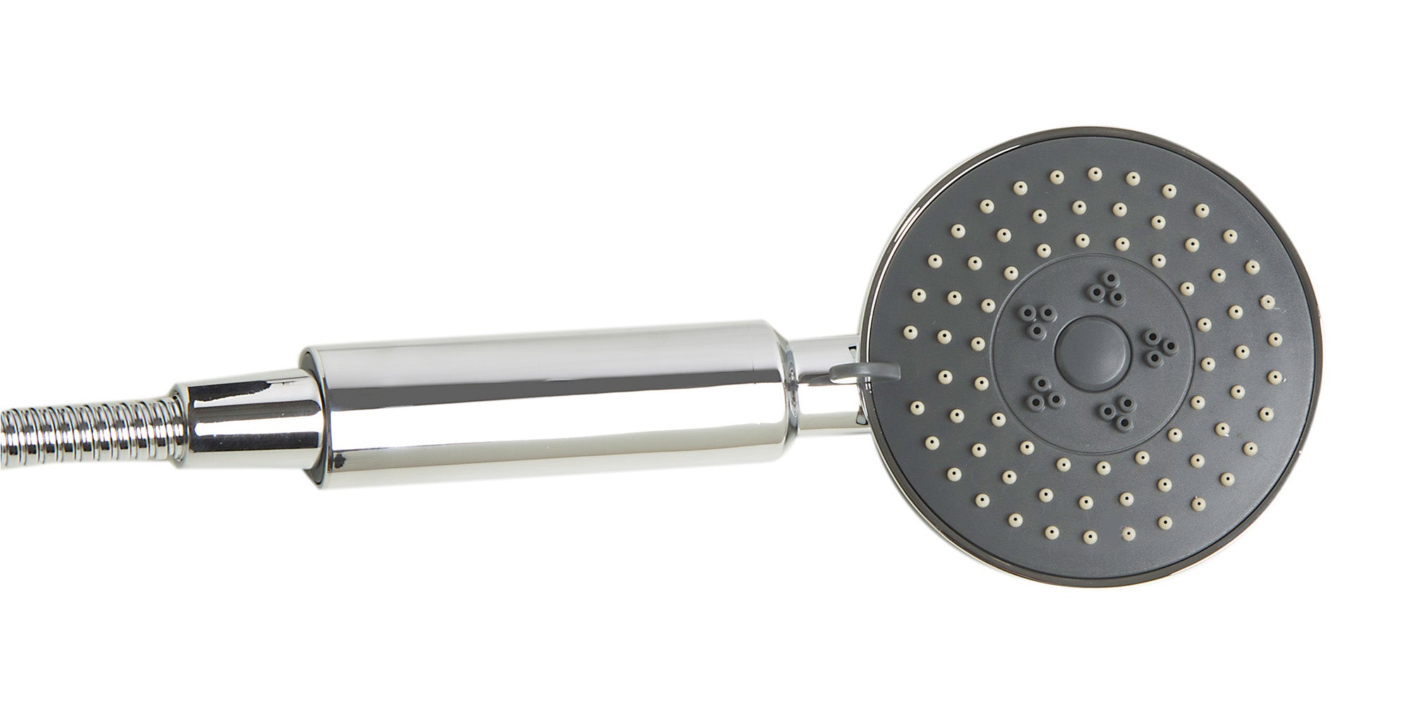 Alternate Image for ALFI brand Brass, AB2758-PC Polished Chrome Floor Mounted Tub Filler + Mixer /w additional Hand Held Shower Head