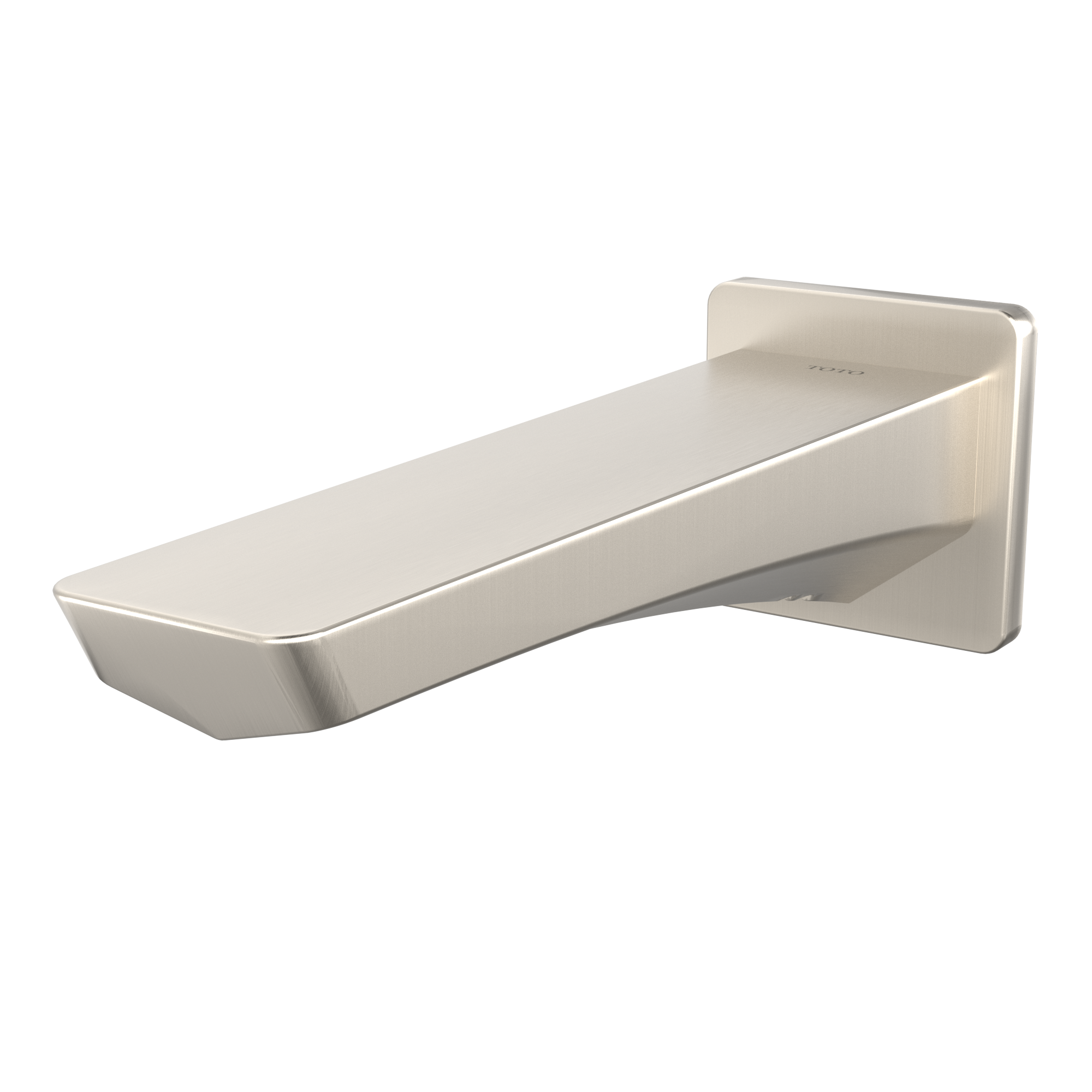 Alternate Image for TOTO GE Wall Tub Spout, Brushed Nickel, Brass, TBG07001U#BN