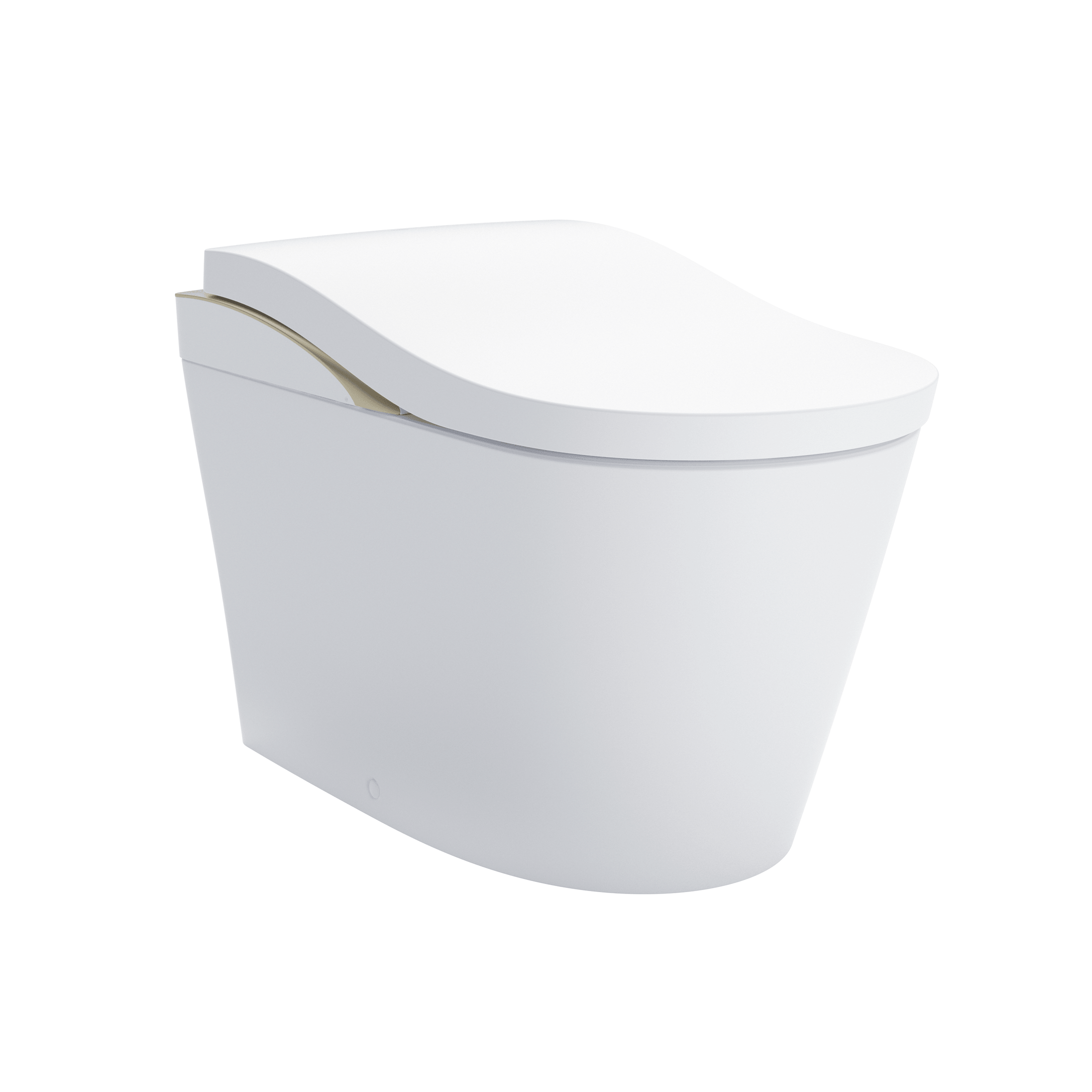Alternate Image for TOTO NEOREST LS Dual Flush 1.0 or 0.8 GF Integrated Bidet Toilet, Cotton White with Nickel Trim, Vitreous China and Plastic, MS8732CUMFG#01N