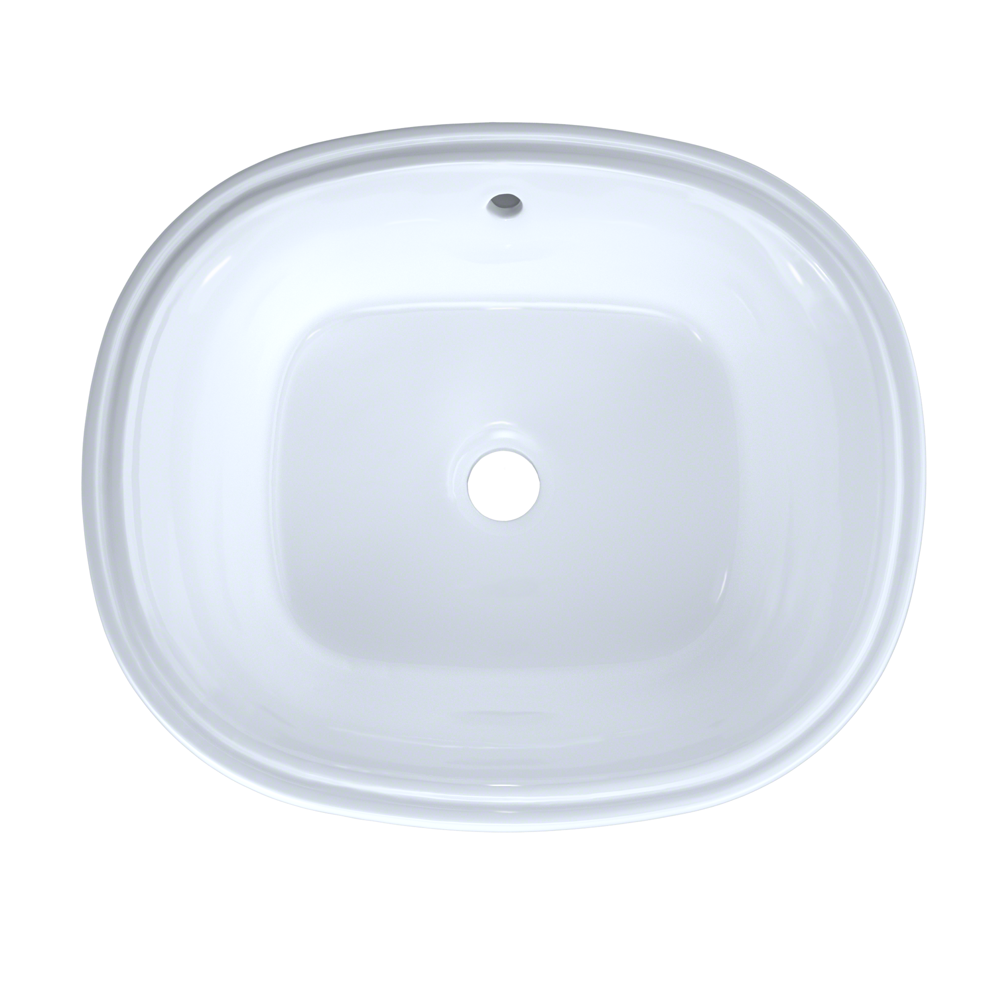 TOTO Maris 17-5/8" x 14-9/16" Oval Undermount Bathroom Sink with CEFIONTECT, Cotton White, Vitreous China, LT483G#01