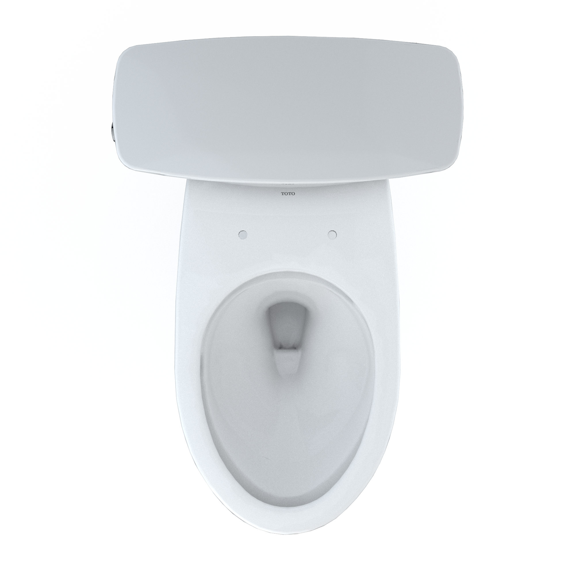 Alternate Image for TOTO Drake Transitional Two-Piece Elongated 1.28 GPF Universal Height TORNADO FLUSH Toilet with 10 Inch Rough-In and CEFIONTECT, Cotton White, Vitreous China, CST786CEFG.10#01