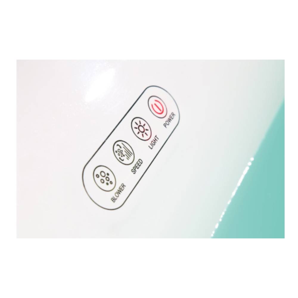 Alternate Image for Eago 69" Acrylic Free Standing Oval Air Bubble Bathtub, White, AM2140