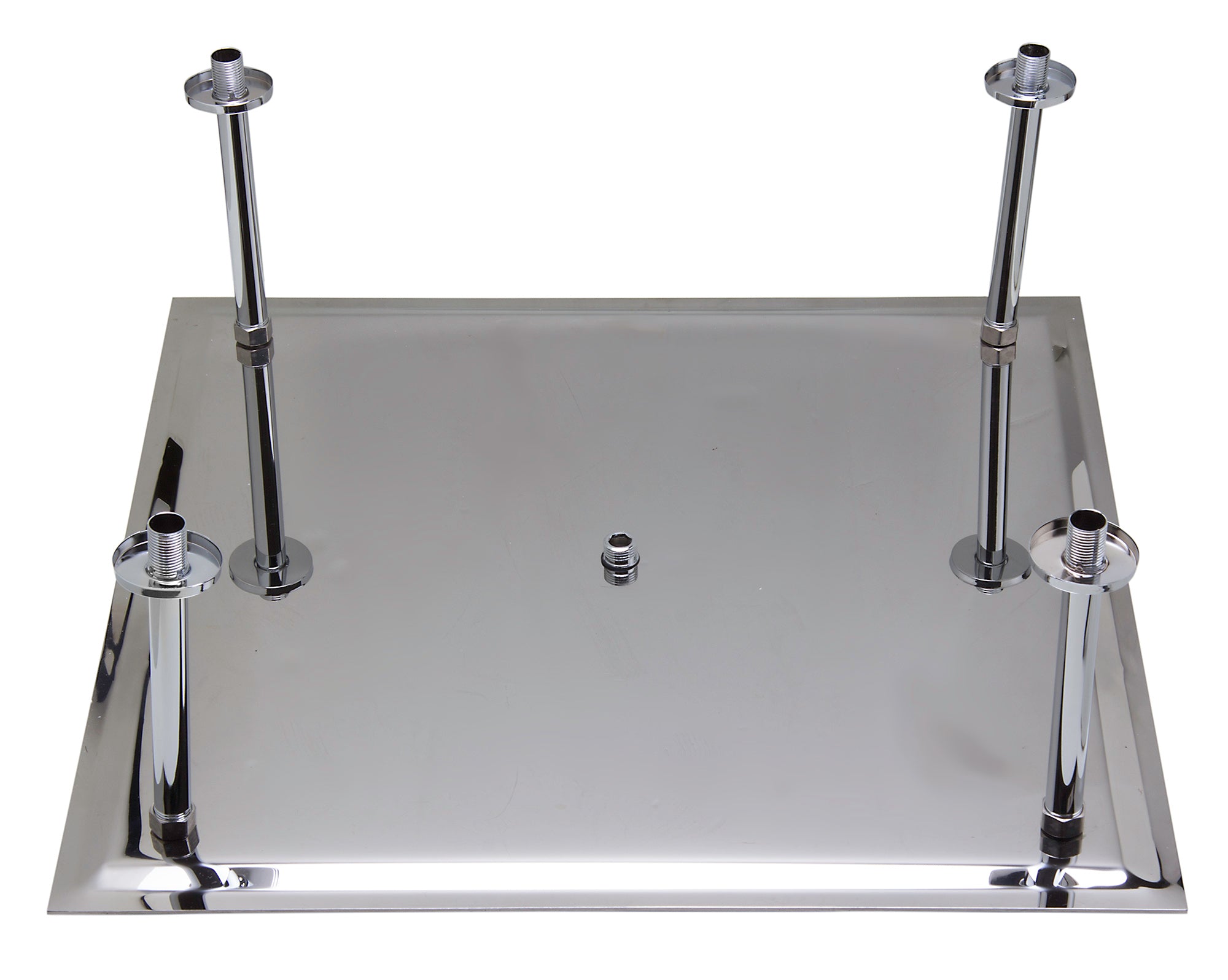 Alternate Image for ALFI brand RAIN24S-PSS 24" Square Polished Solid Stainless Steel Ultra Thin Rain Shower Head