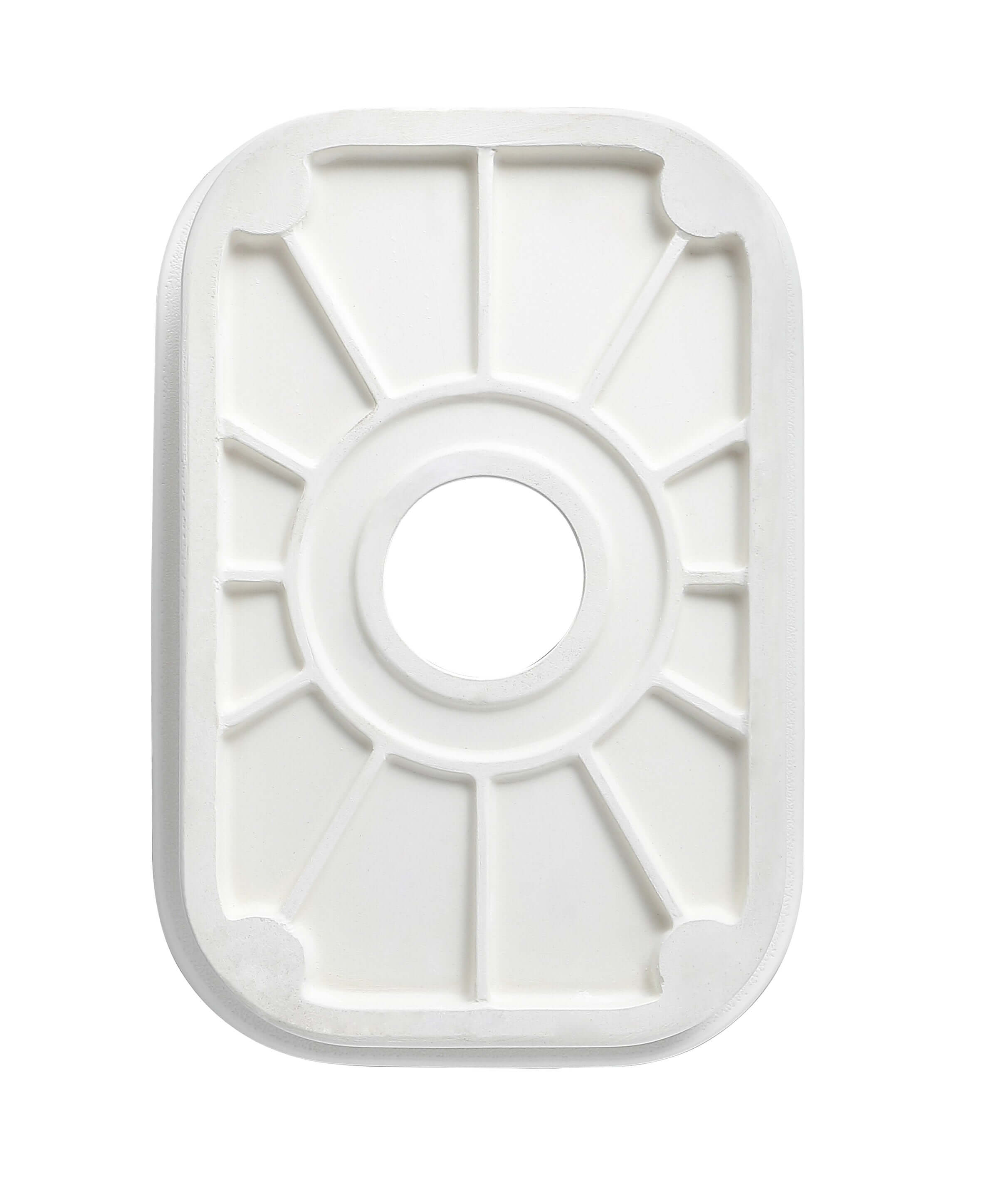 ALFI brand 19 rectangle fireclay bar/prep sink white product image
