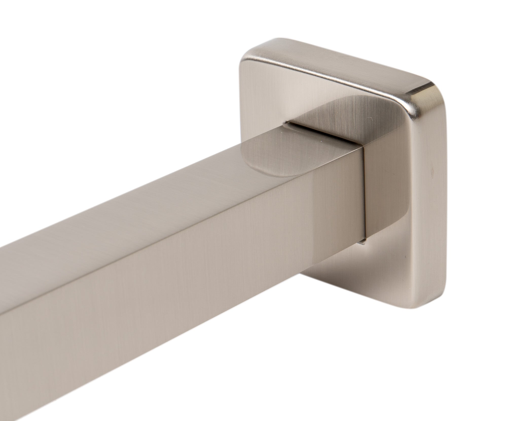 Alternate Image for ALFI brand ABSA16S-BN Brushed Nickel 16" Square Wall Shower Arm, Brass