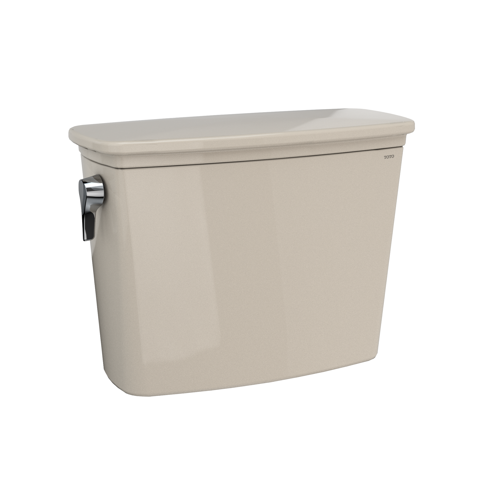 TOTO Drake Transitional 1.28 GPF Toilet Tank with WASHLET+ Auto Flush Compatibility, Bone, Vitreous China, ST786EA#03