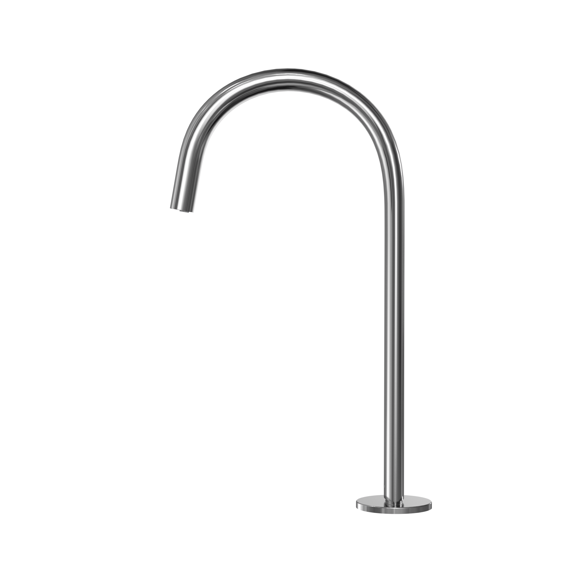 Alternate Image for TOTO Gooseneck Vessel AC Powered 0.5 GPM Touchless Bathroom Faucet, 10 Second On-Demand Flow, Polished Chrome, Brass, T24T51A#CP