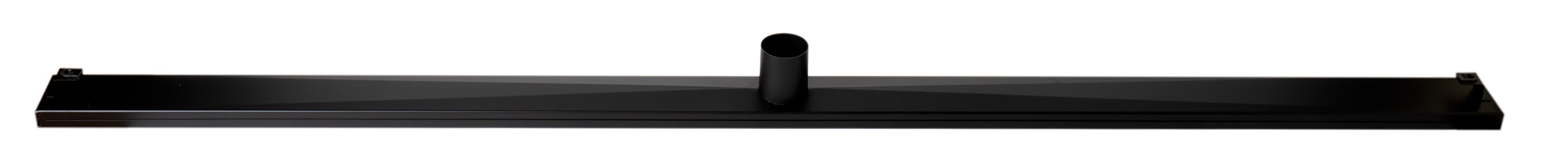 Alternate Image for ALFI brand ABLD59B-BM 59" Black Matte Stainless Steel Linear Shower Drain with Solid Cover