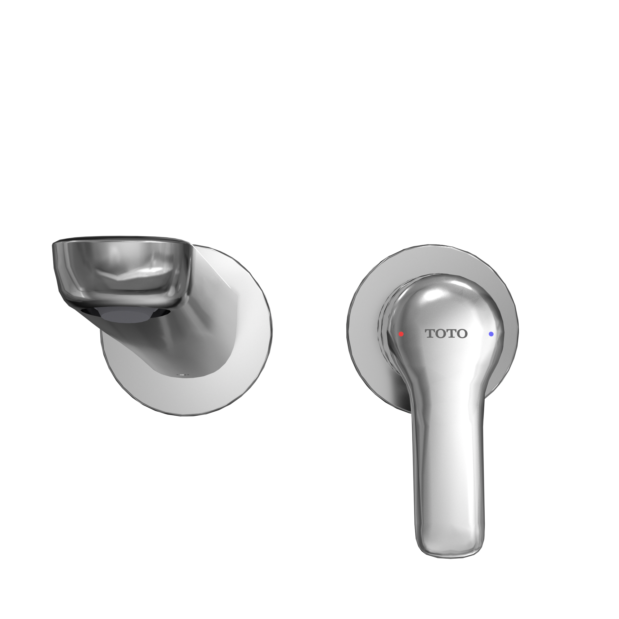 Alternate Image for TOTO GS 1.2 GPM Wall-Mount Single-Handle Bathroom Faucet with COMFORT GLIDE Technology, Polished Chrome, Brass, TLG03308U#CP
