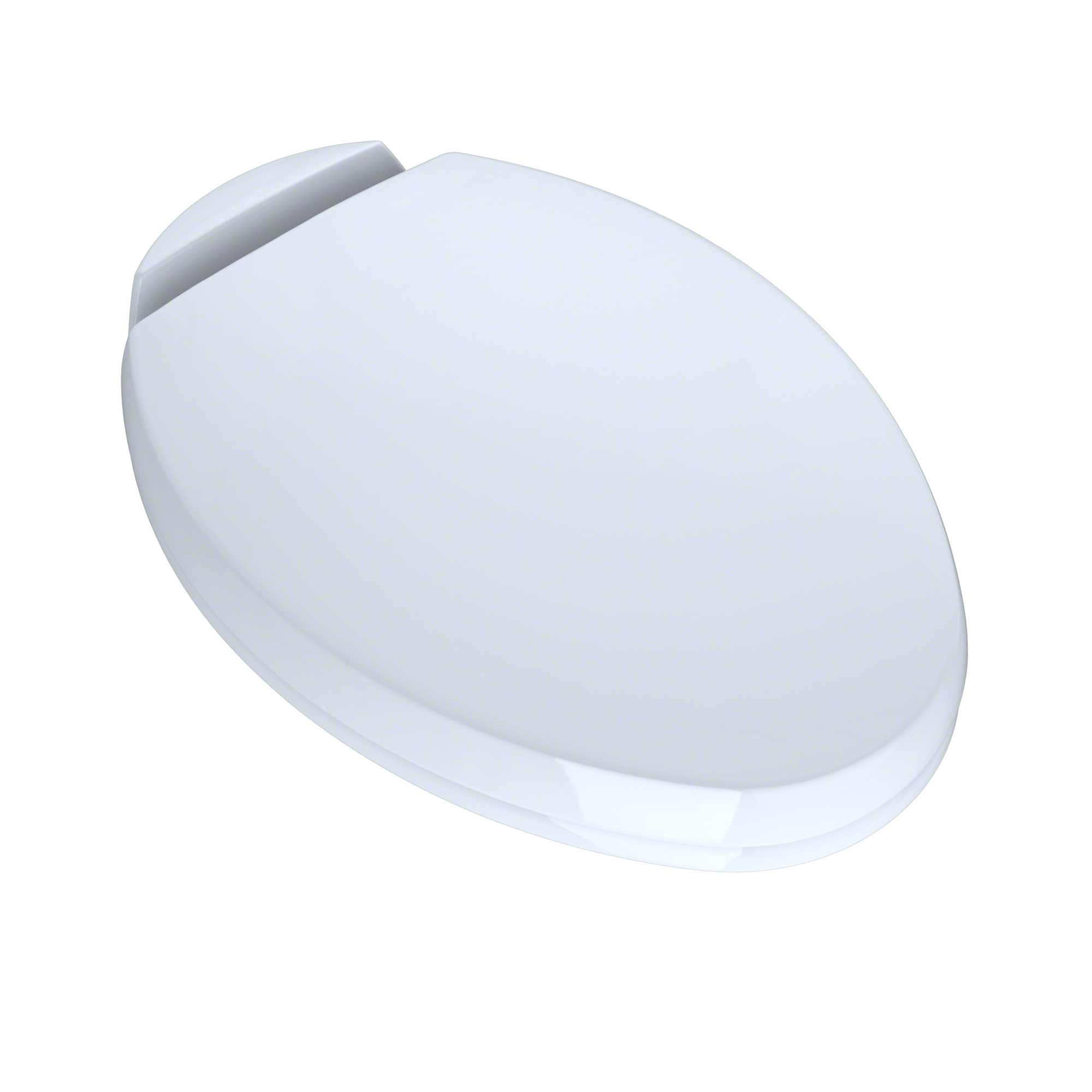 TOTO Oval SoftClose Non Slamming, Slow Close Elongated Toilet Seat and Lid, Cotton White, Plastic, SS204#01