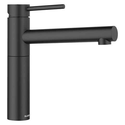 Blanco Alta II Pull-Out Dual-Spray Bar Faucet, Matte Black, 1.5 GPM, Brass, 527570