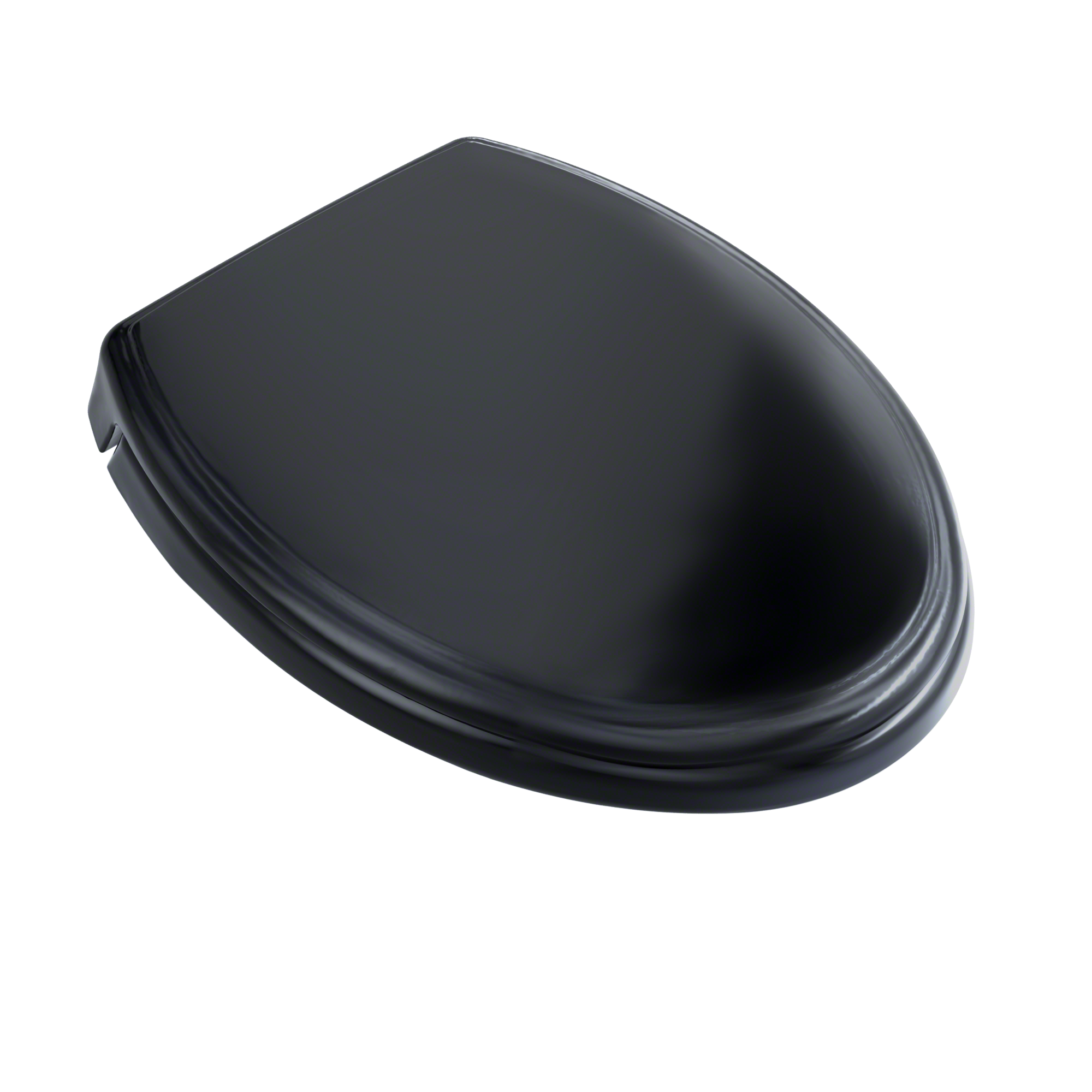 TOTO Traditional SoftClose Non Slamming, Slow Close Elongated Toilet Seat and Lid, Ebony, Plastic, SS154#51