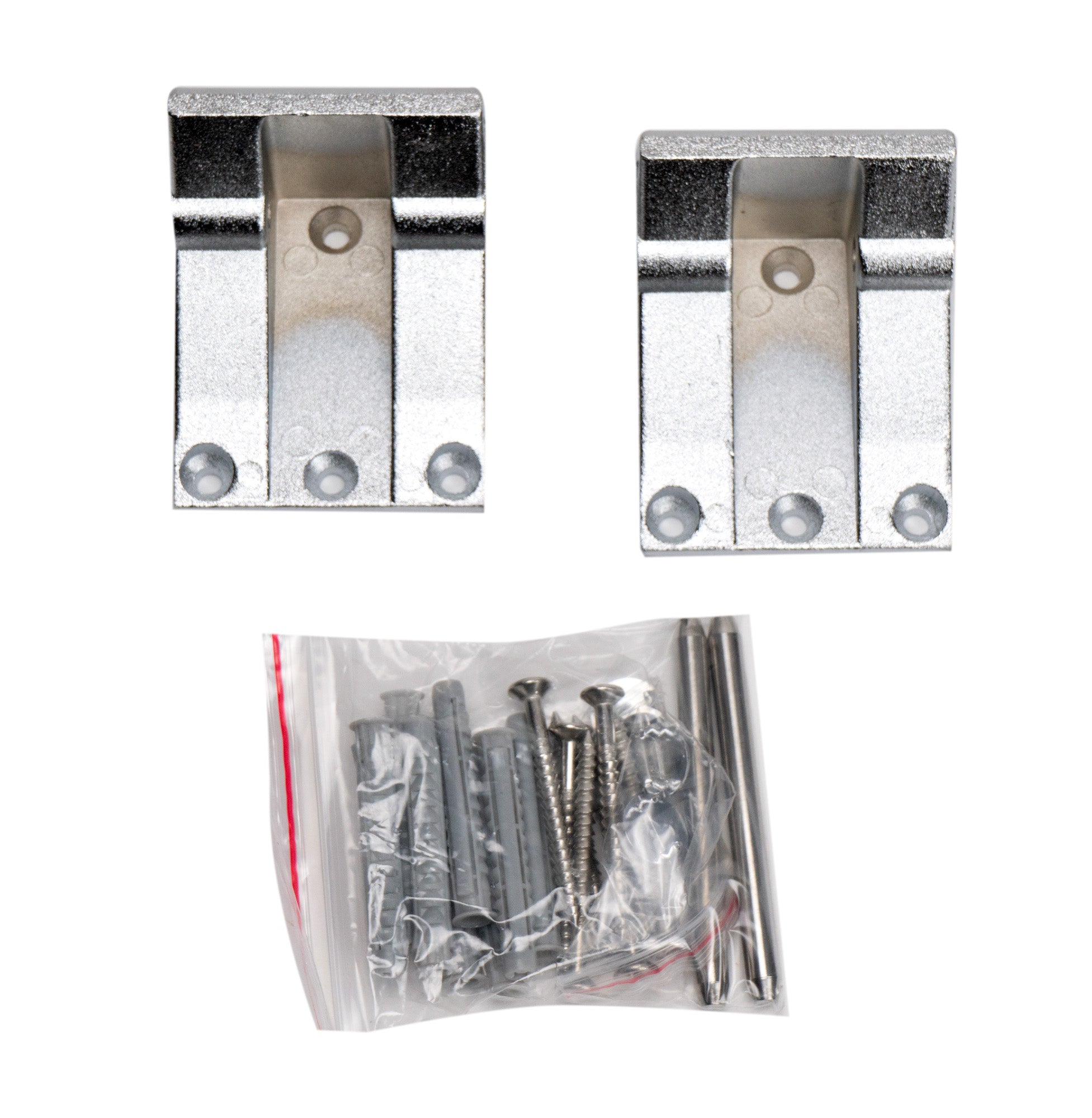 Alternate Image for ALFI brand ABS16S-PC Polished Chrome 16" Folding Teak Wood Shower Seat Bench, Natural Wood