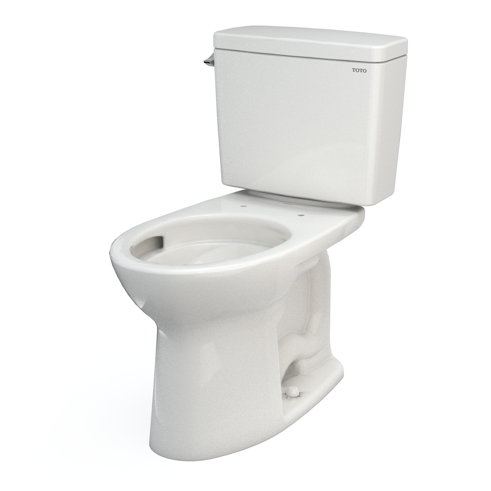 Alternate Image for TOTO Drake Two-Piece Elongated 1.6 GPF Universal Height TORNADO FLUSH Toilet with CEFIONTECT, Colonial White, Vitreous China, CST776CSFG#11