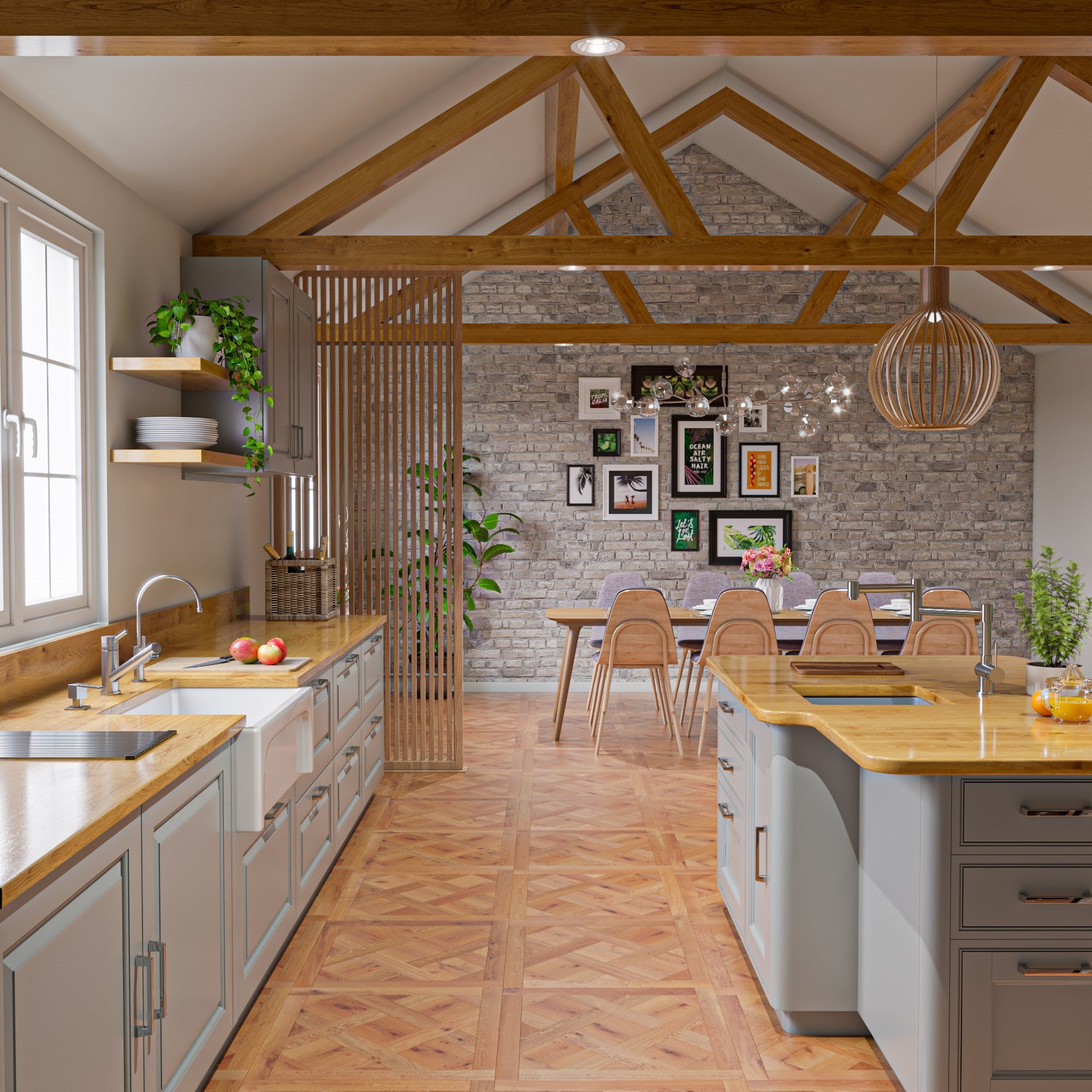 Alternate Image for ALFI 30" Single Bowl Thick Wall Fireclay Farmhouse Apron Sink, White, AB3018ARCH-W