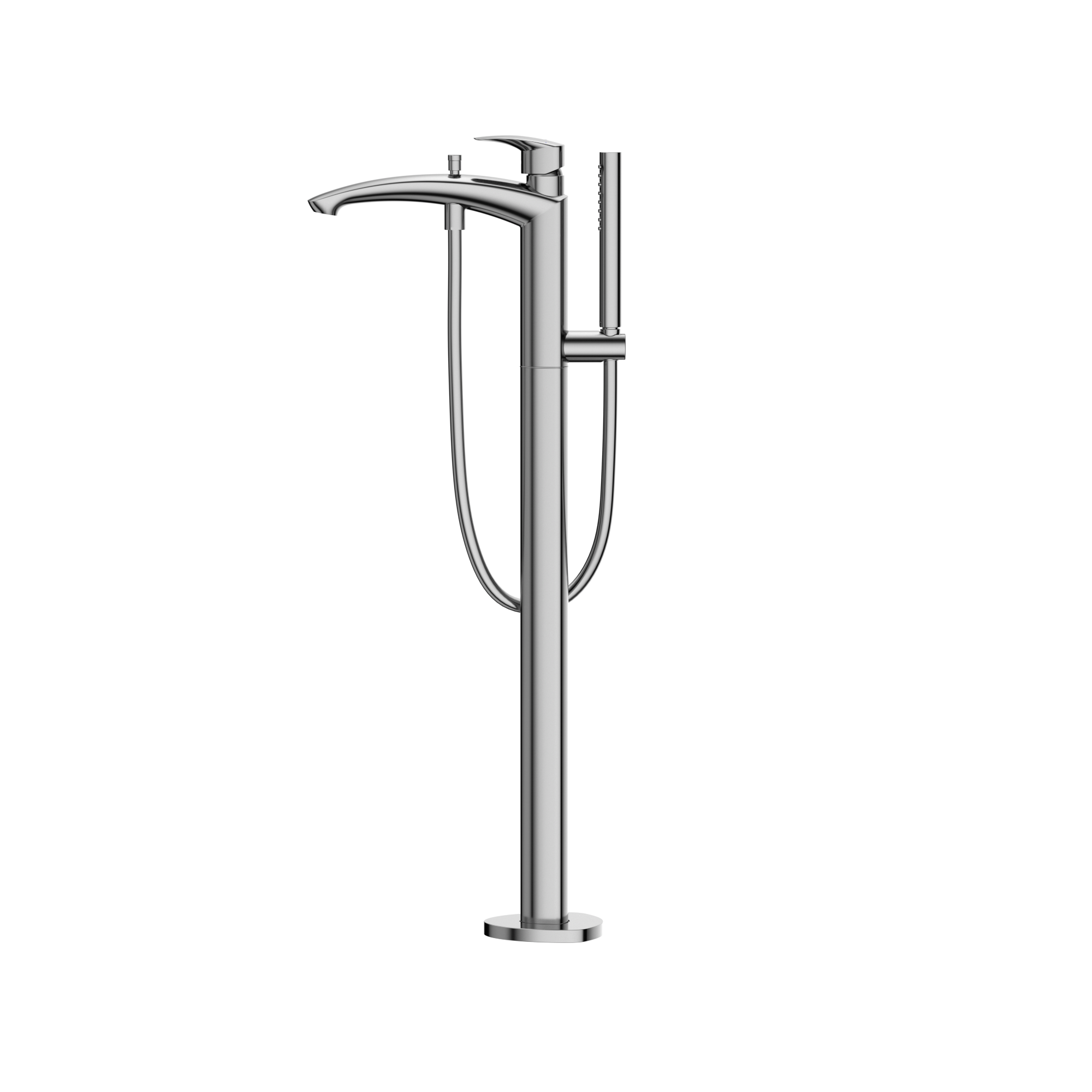 Alternate Image for TOTO GM Single-Handle Free Standing Tub Filler with Handshower, Polished Chrome, Brass, TBG09306U#CP