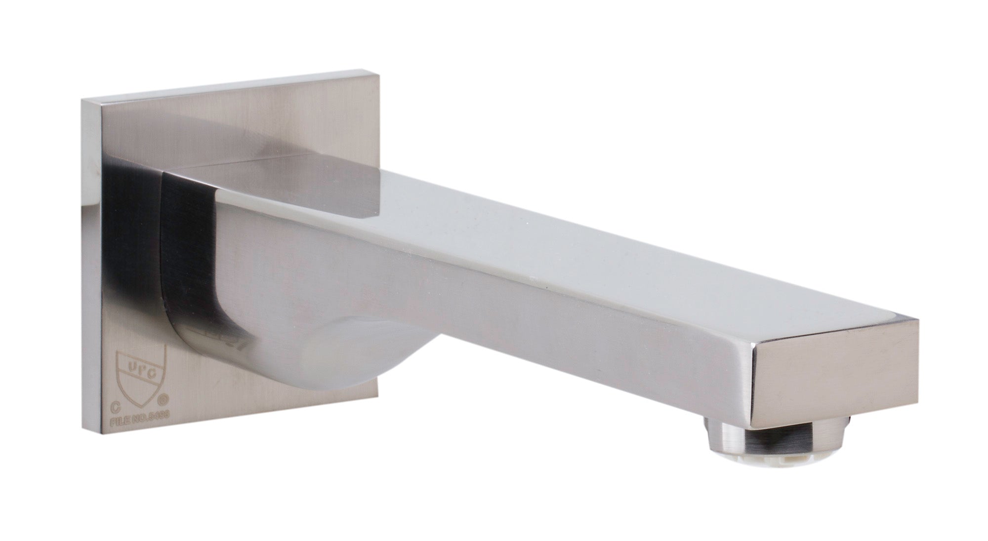 Alternate Image for ALFI brand Brass, AB9201-BN Brushed Nickel Wallmounted Tub Filler Bathroom Spout