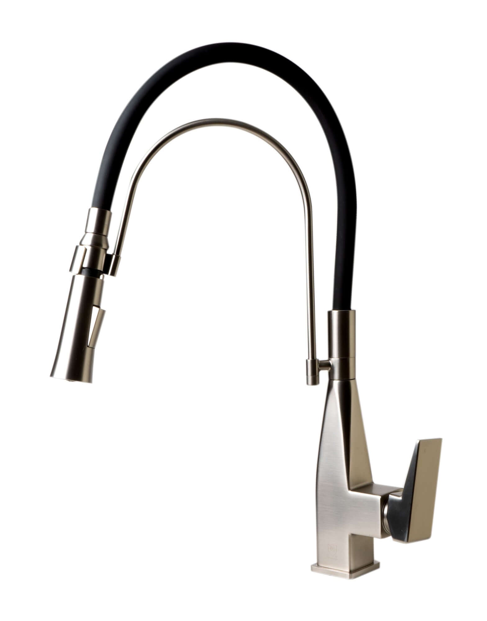 Alternate Image for ALFI brand 1.8 GPM Lever Gooseneck Spout Touch Kitchen Faucet, Modern, Gray, Brushed Nickel, ABKF3023-BN