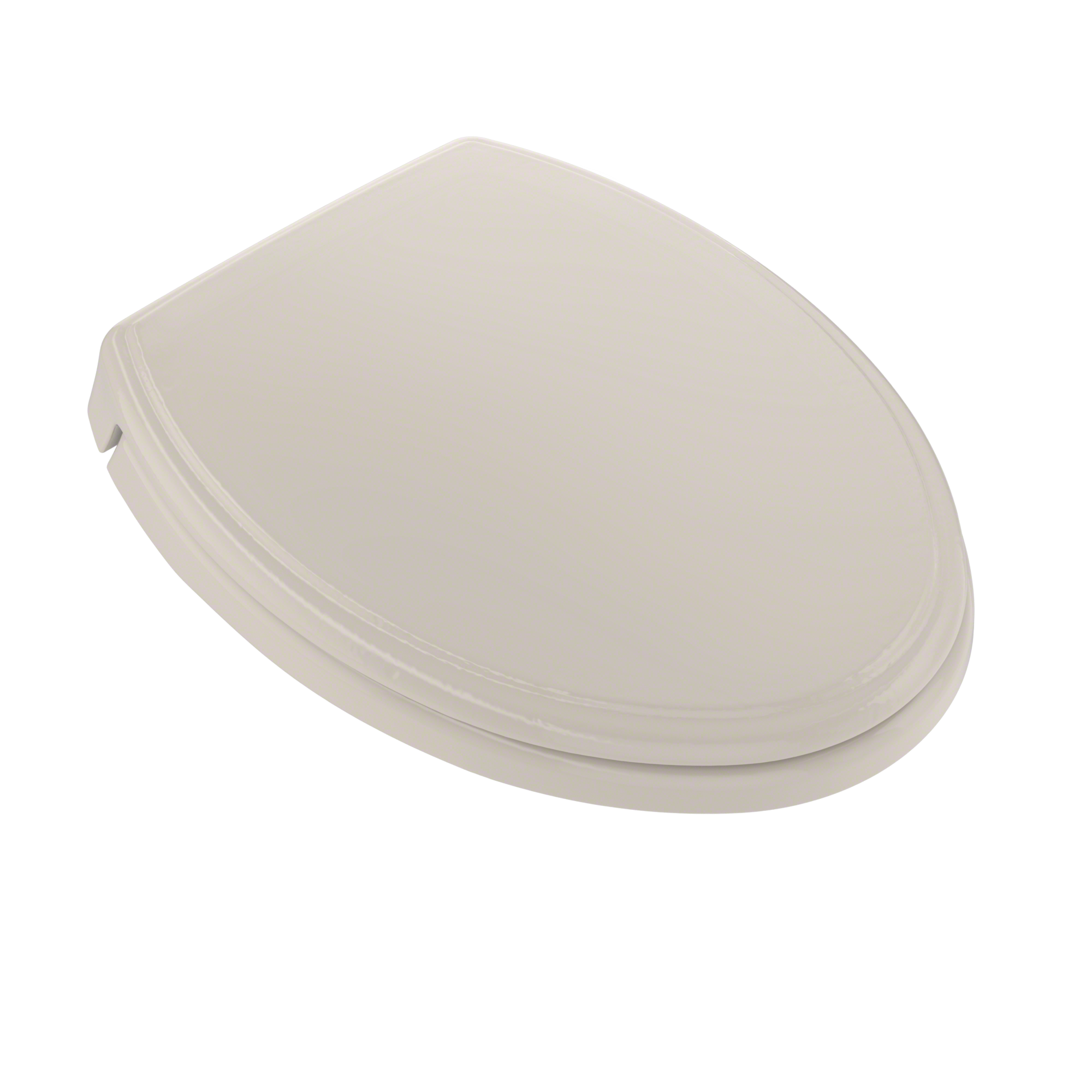 TOTO Traditional SoftClose Non Slamming, Slow Close Elongated Toilet Seat and Lid, Bone, Plastic, SS154#03