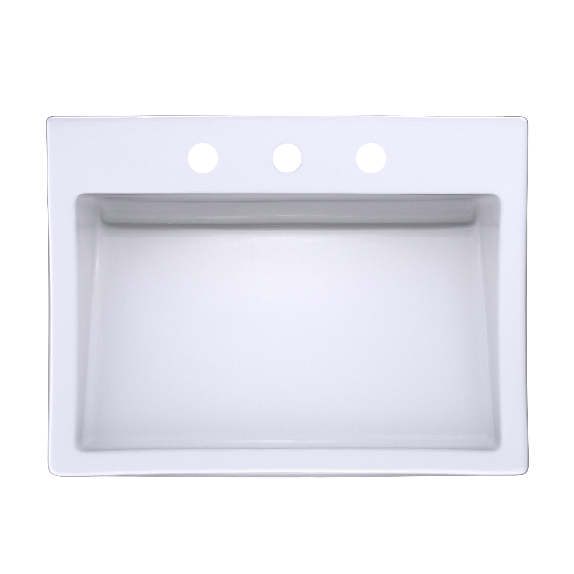 TOTO Kiwami Renesse Design I Rectangular Fireclay Vessel Bathroom Sink with CEFIONTECT for 8 Inch Faucets, Cotton White, Fired Clay, LT171.8G#01