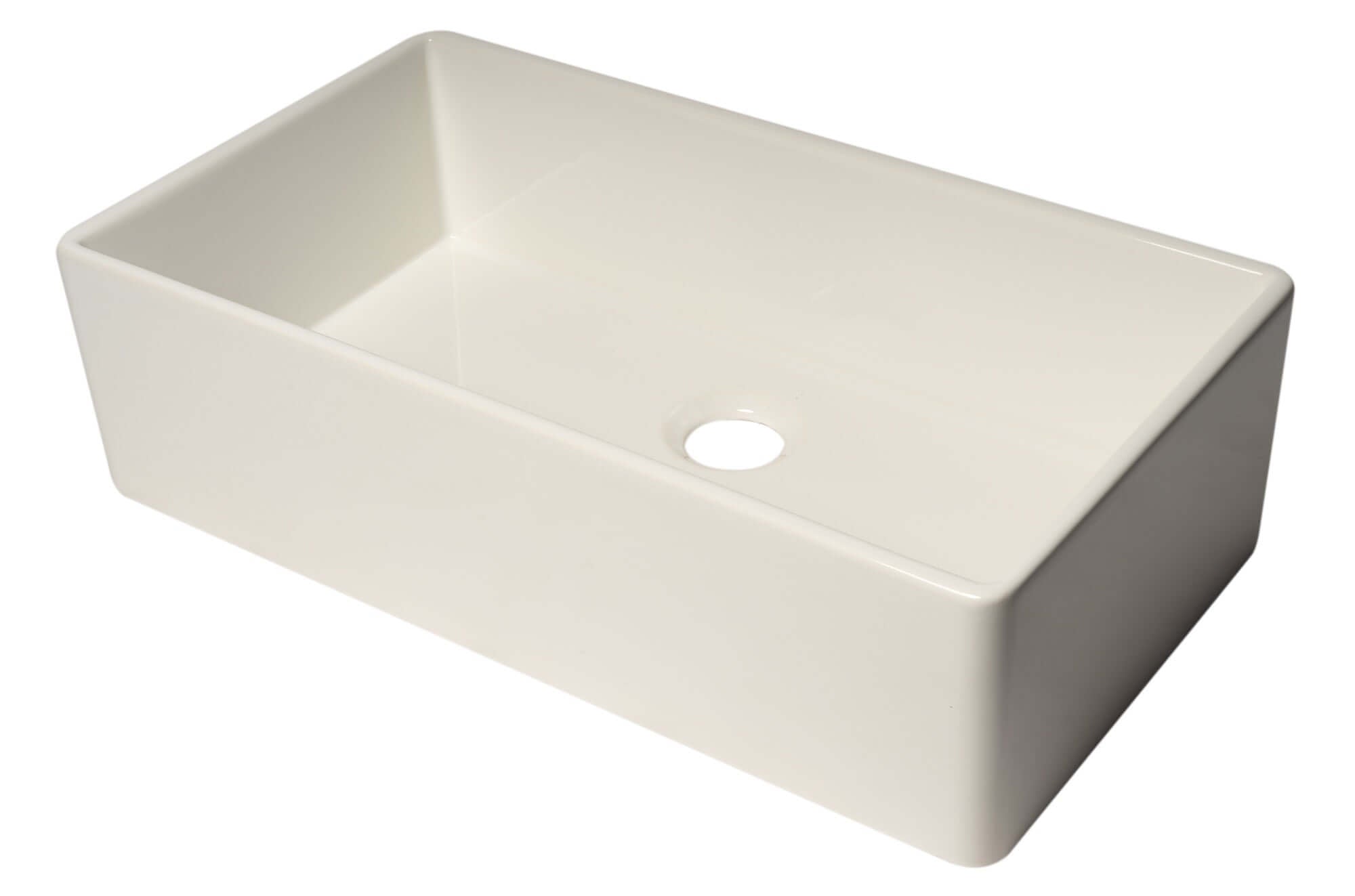 Alternate Image for ALFI brand 36" Fireclay Farmhouse Sink, White, AB536-W