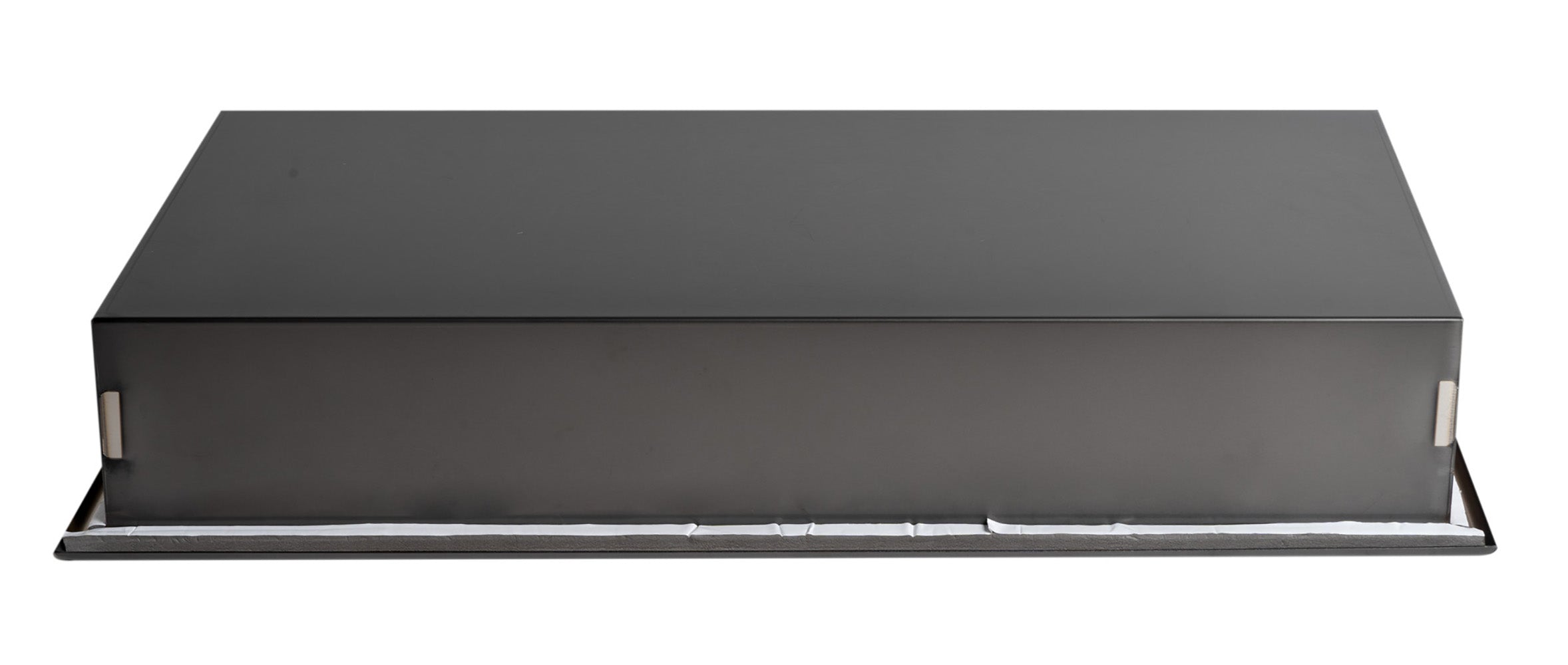 Alternate Image for ALFI brand ABNP2412-BB 24" x 12" Brushed Black PVD Stainless Steel Horizontal Single Shelf Shower Niche, 20 Gauge