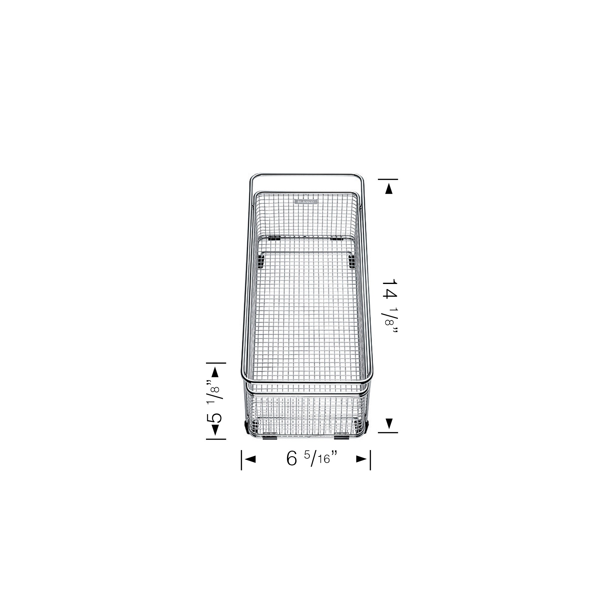 Alternate Image for Blanco Mesh Basket - Stainless Steel (Precis), Satinless Steel , 406399