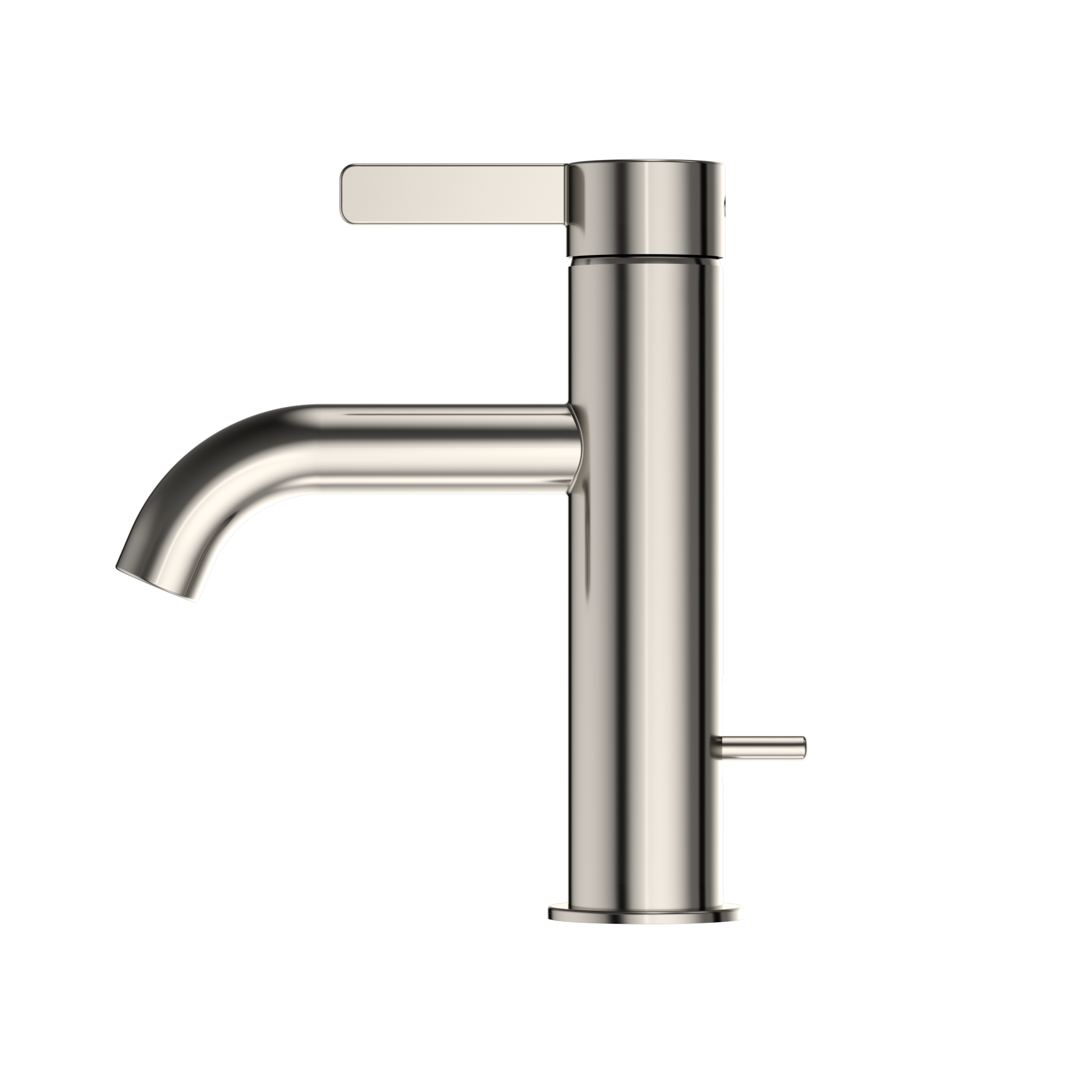 Alternate Image for TOTO GF Series 1.2 GPM Single Handle Bathroom Sink Faucet with COMFORT GLIDE Technology and Drain Assembly, Polished Nickel, Stainless Steel, TLG11301U#PN