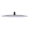 ALFI brand RAIN128-BSS 12" Oval Brushed Solid Stainless Steel Ultra Thin Rain Shower Head