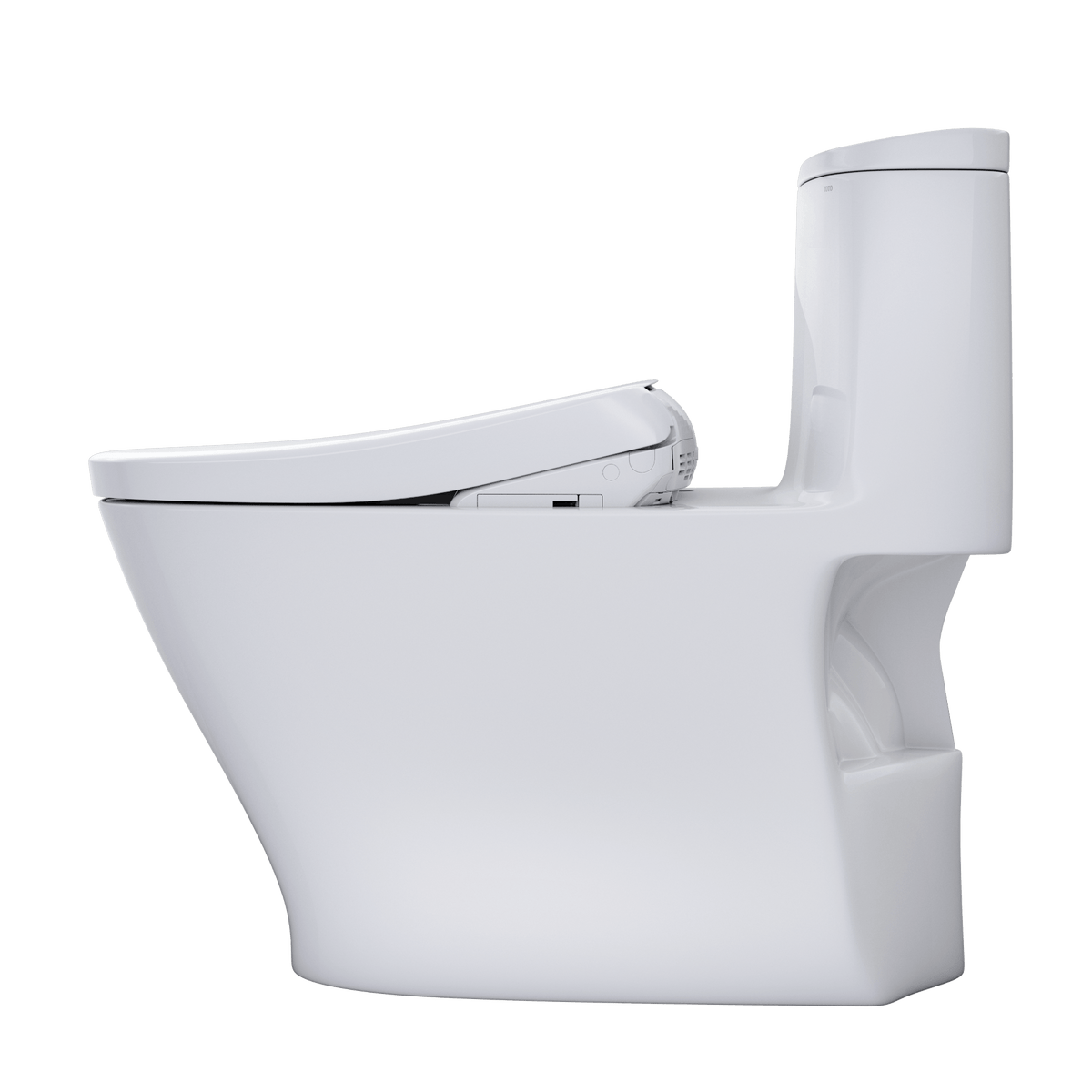 Alternate Image for TOTO WASHLET+ Nexus One-Piece Elongated 1.28 GPF Toilet with S7A Contemporary Bidet Seat, Cotton White, Vitreous China|Plastic, MW6424736CEFG#01