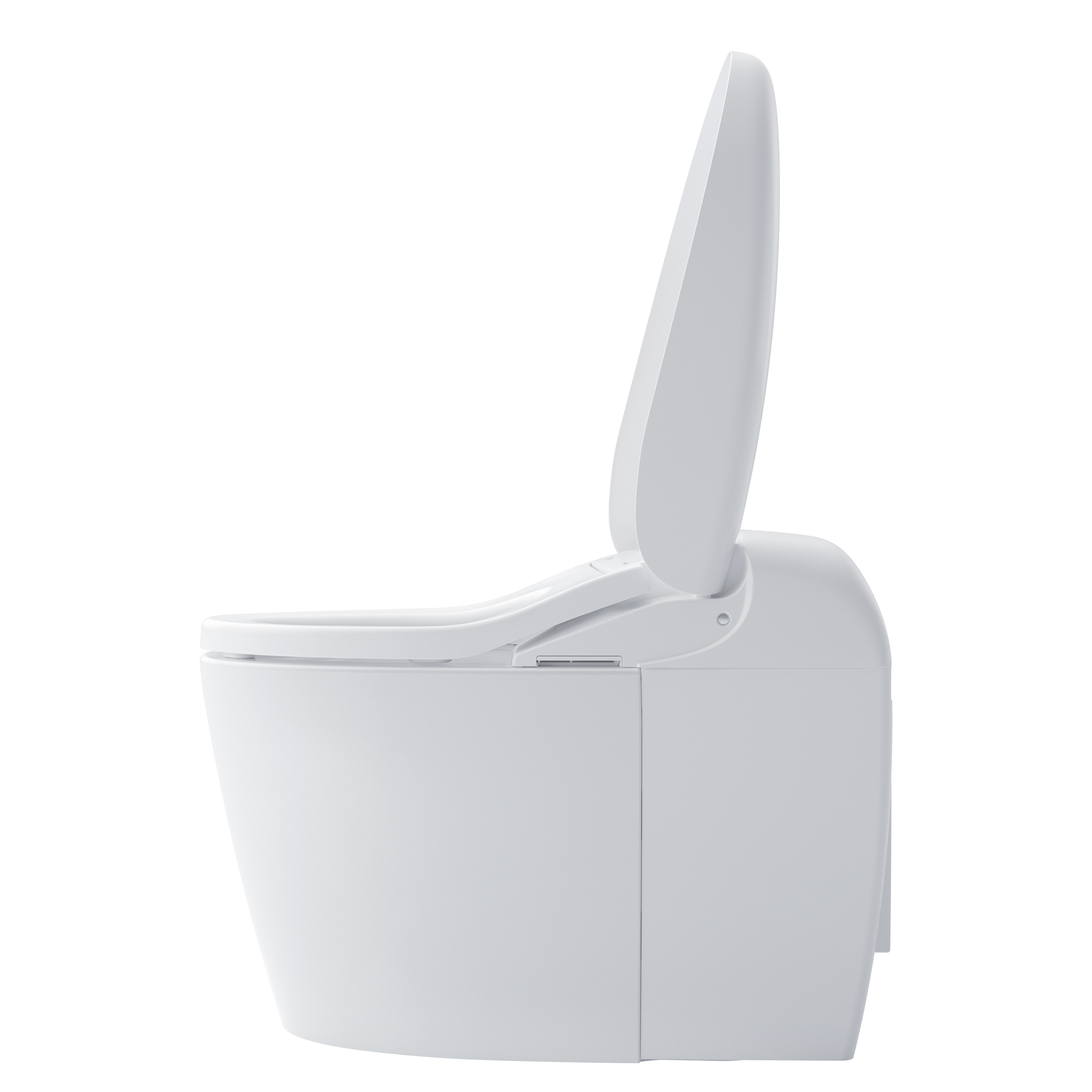 Alternate Image for Toto NEOREST RS Dual Flush 1.0 or 0.8 GPF Toilet with Integrated Bidet Seat and EWATER+, Cotton White, Vitreous China|Plastic, MS8341CUMFG#01