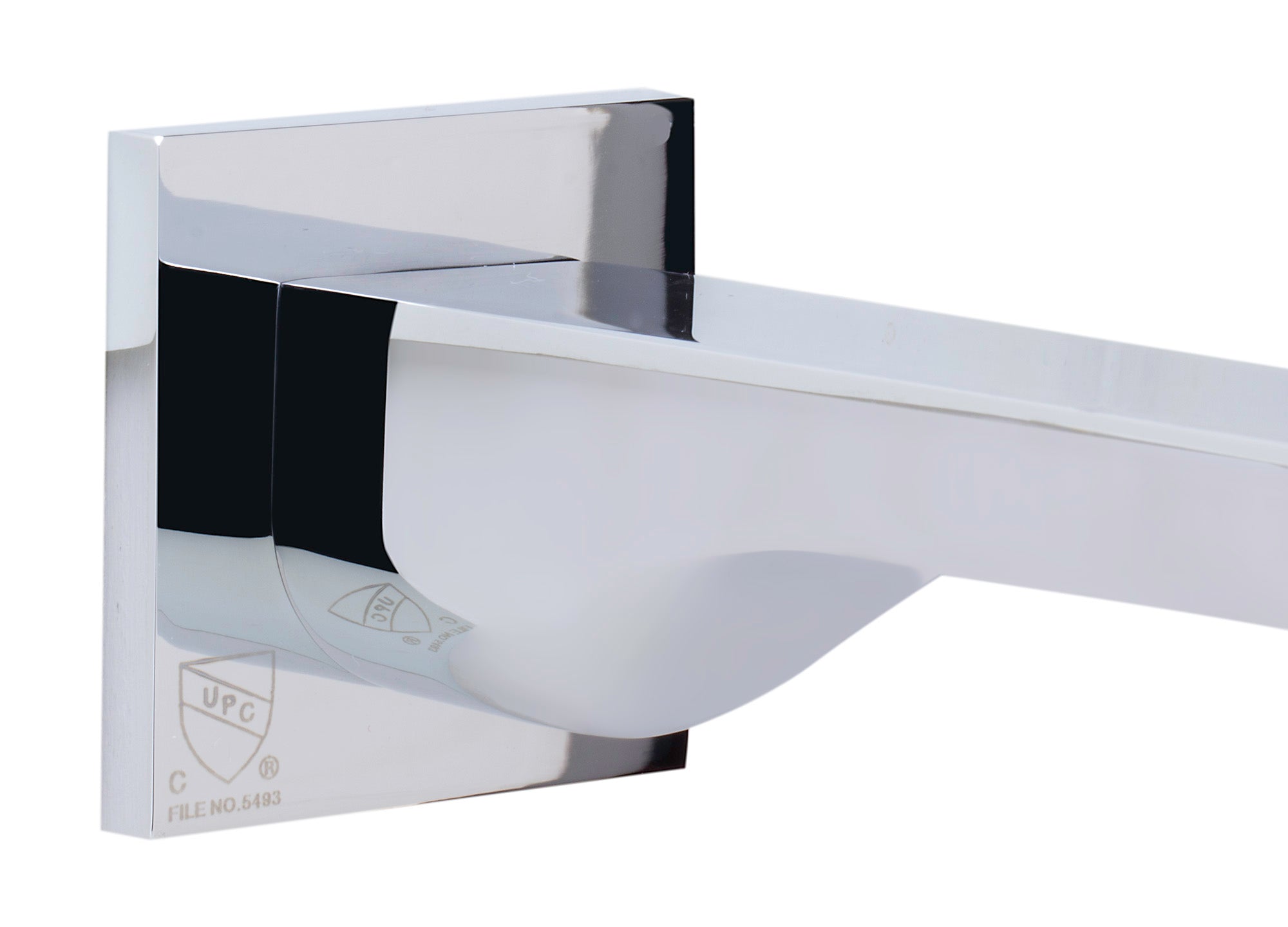 Alternate Image for ALFI brand Brass, AB9201-PC Polished Chrome Wallmounted Tub Filler Bathroom Spout