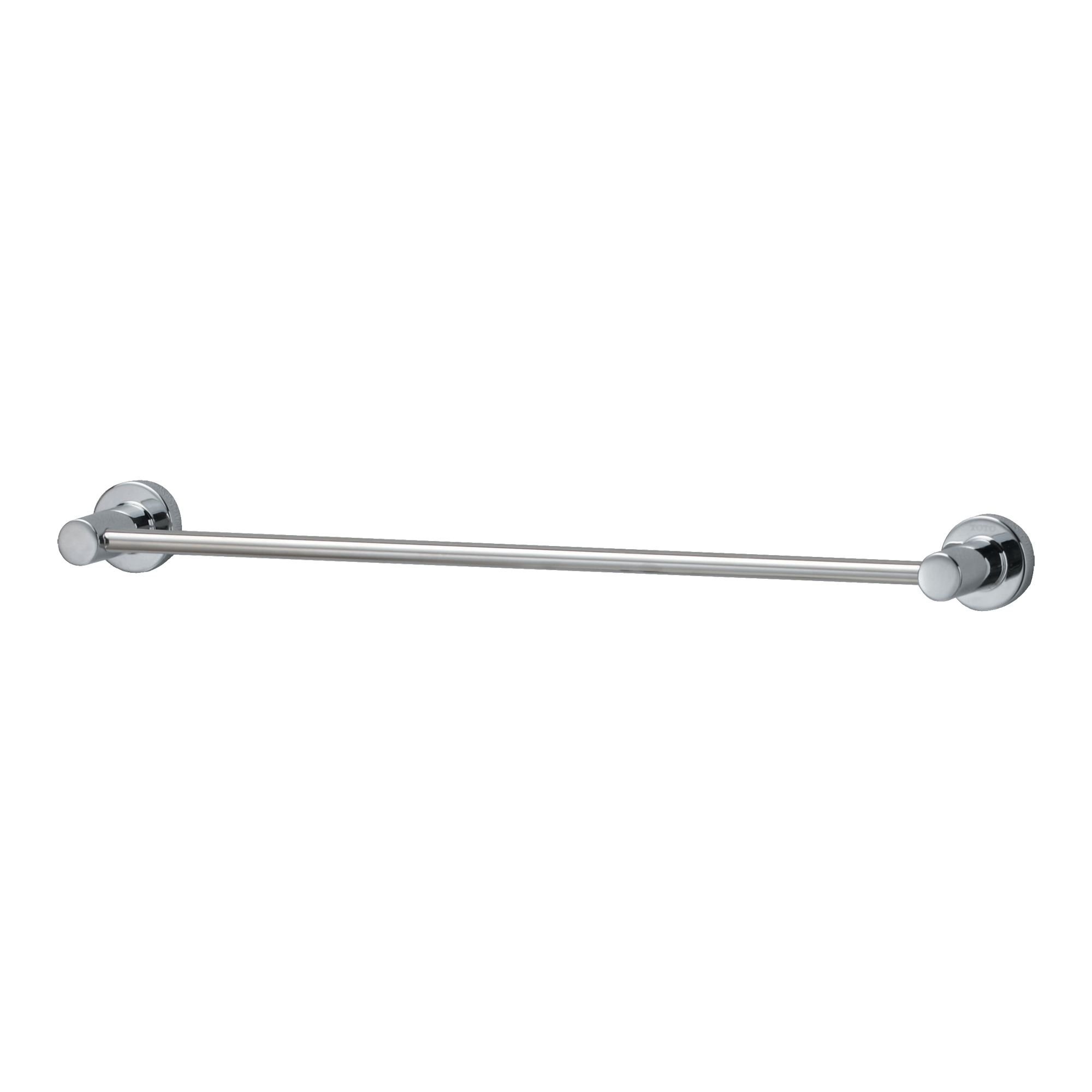 TOTO L Series Round 24 Inch Towel Bar, Polished Chrome, Zinc Alloy|Stainless Steel, YT406S6RU#CP