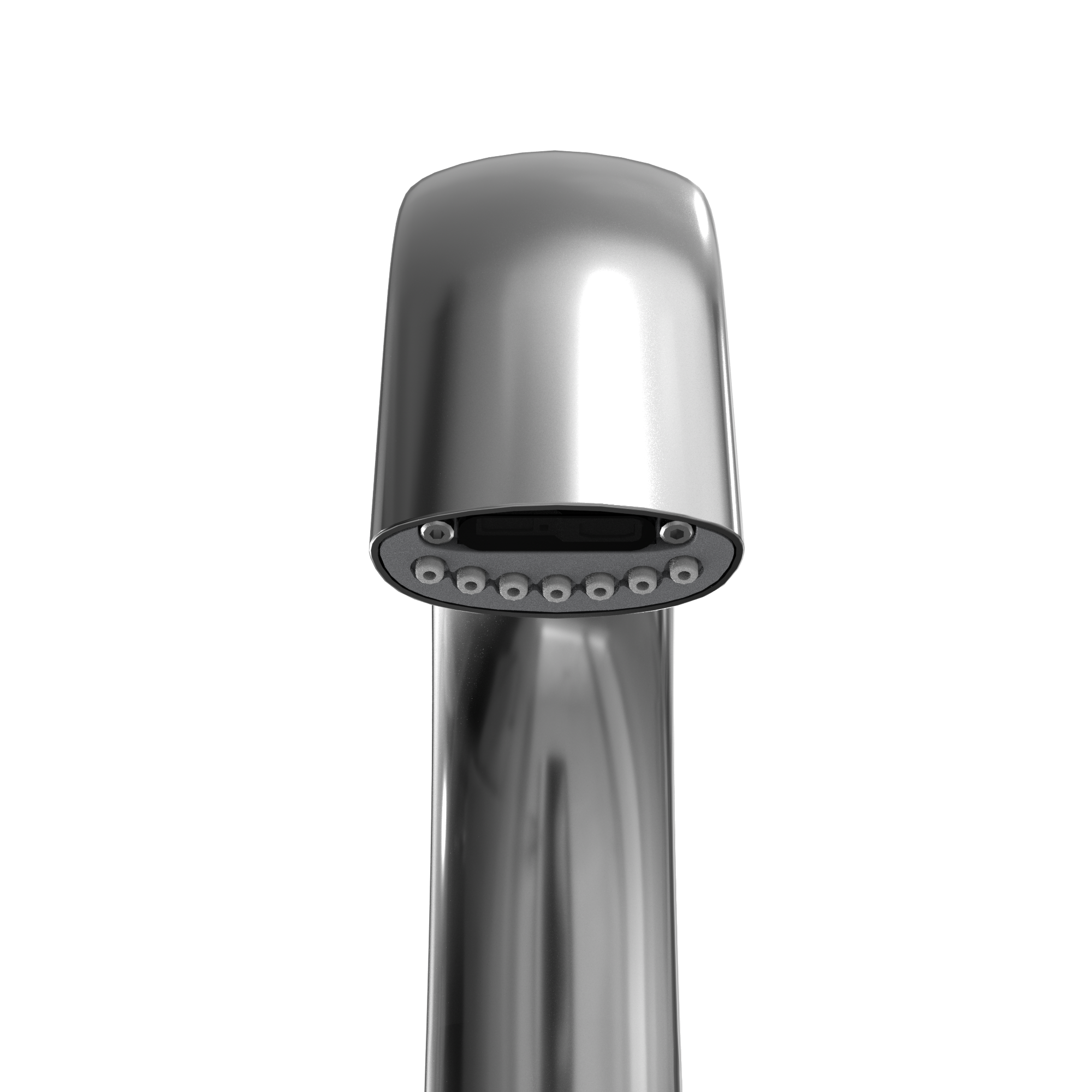 TOTO Gooseneck AC Powered 0.5 GPM Touchless Bathroom Faucet with Thermostatic Mixing Valve, 20 Second Continuous Flow, Polished Chrome, Brass, T24S53AT#CP