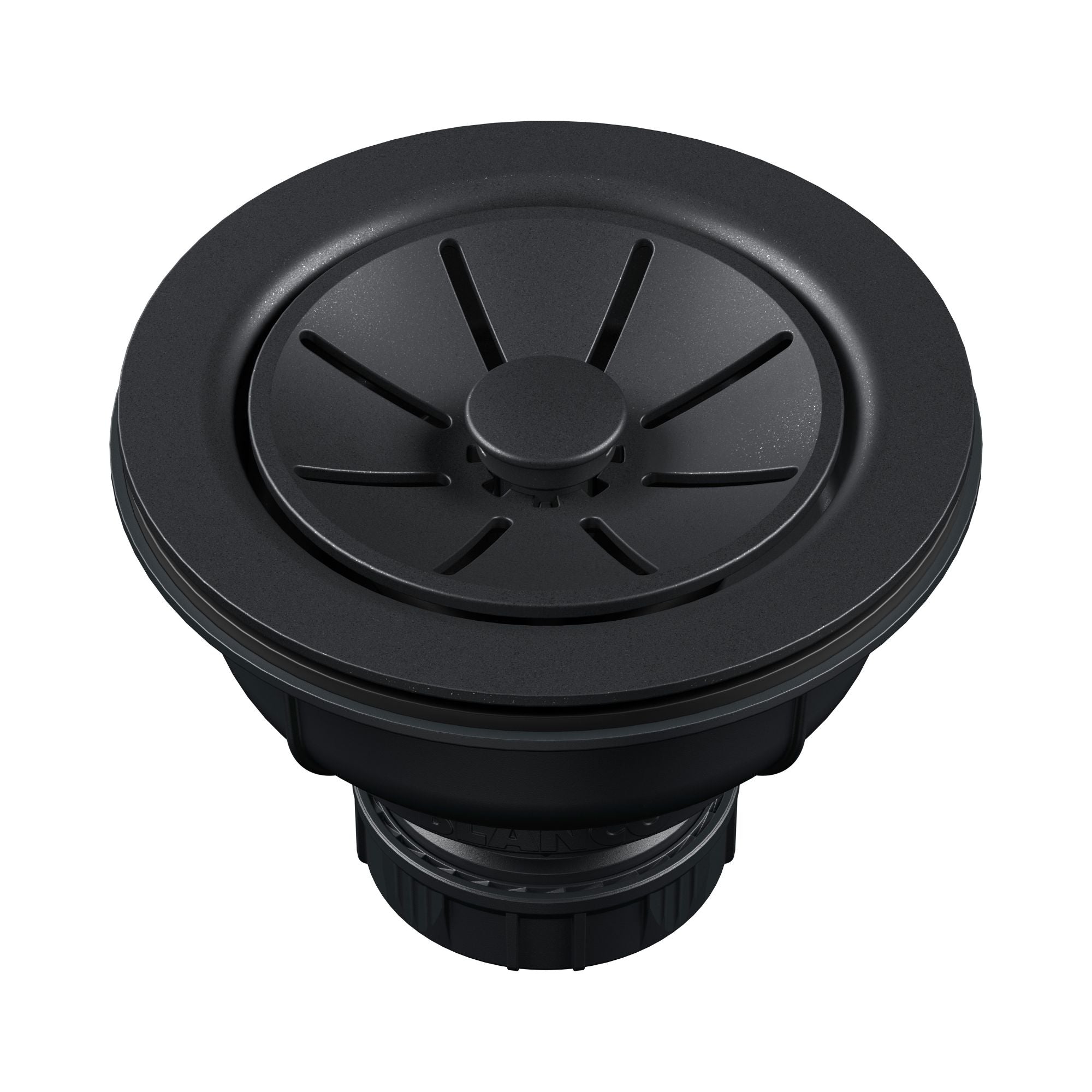 Blanco Essential Silgranit Color-Matched 3.5" Basket Strainer Drain with Turn-to-Close Design - Anthracite