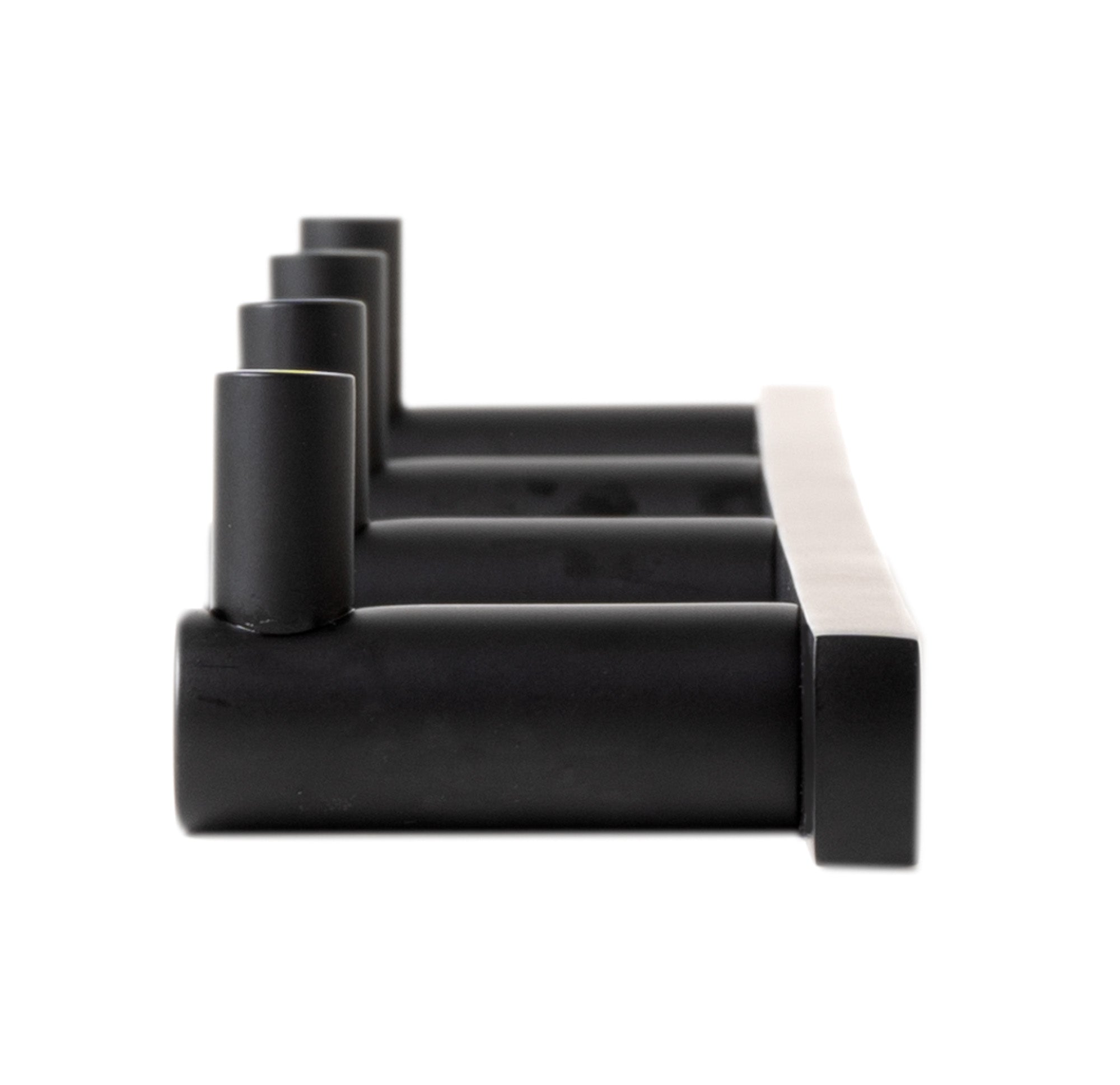 Alternate Image for ALFI brand AB9528-BM Black Matte Wall Mounted 4 Prong Robe / Towel Hook, Brass