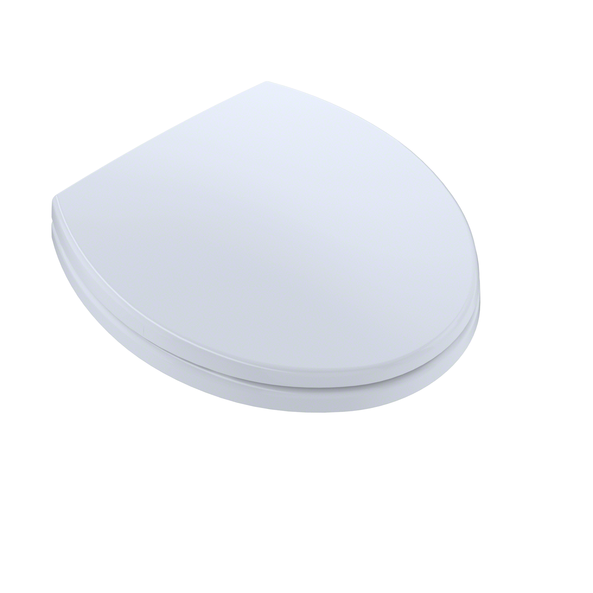 TOTO SoftCloseNon Slamming, Slow Close Round Toilet Seat and Lid,Cotton White, Plastic, SS113#01