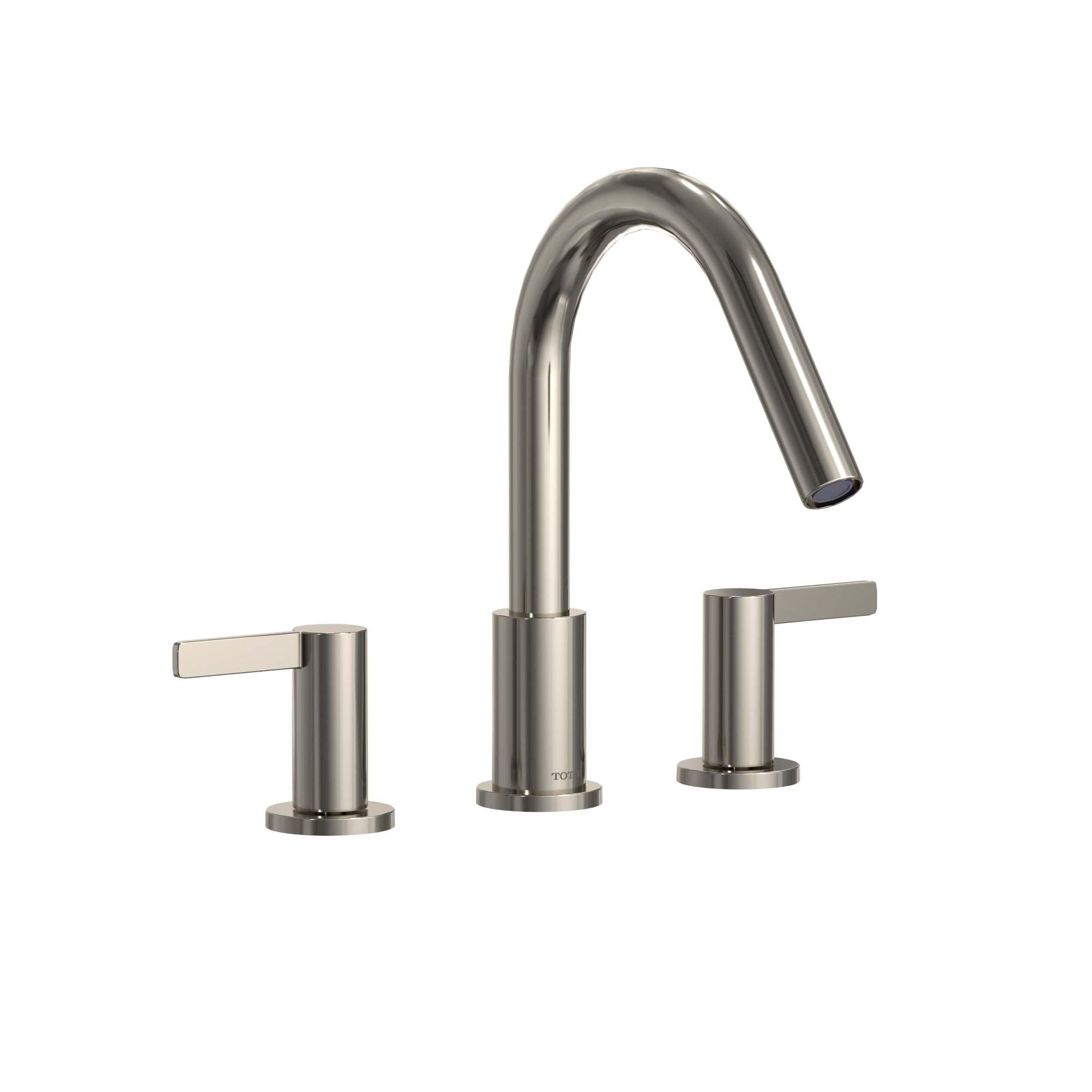 Alternate Image for TOTO GF Two Lever Handle Deck-Mount Roman Tub Filler Trim, Polished Nickel, Brass, TBG11201UA#PN