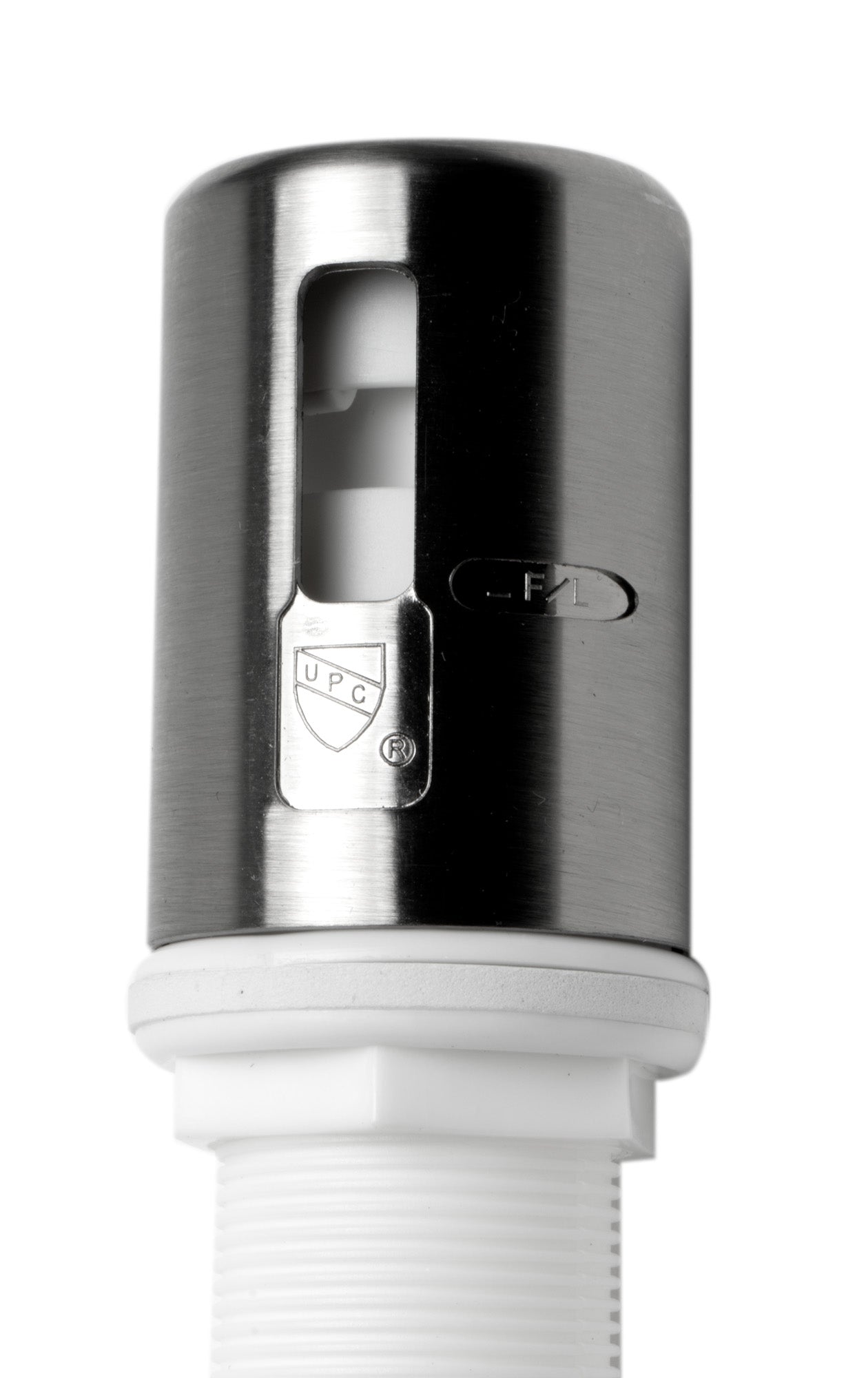 Alternate Image for ALFI brand Plastic, AB2609-BN Brushed Nickel Air Gap Cover and Tube for Dishwasher