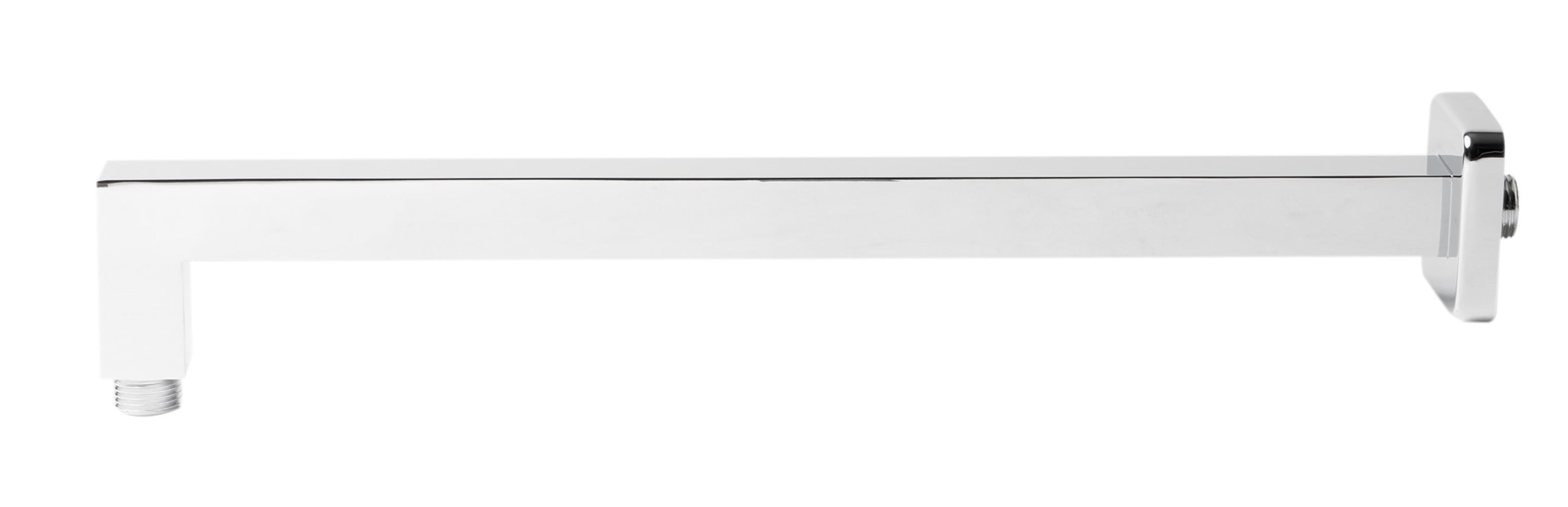 Alternate Image for ALFI brand ABSA16S-PC Polished Chrome 16" Square Wall Shower Arm, Brass