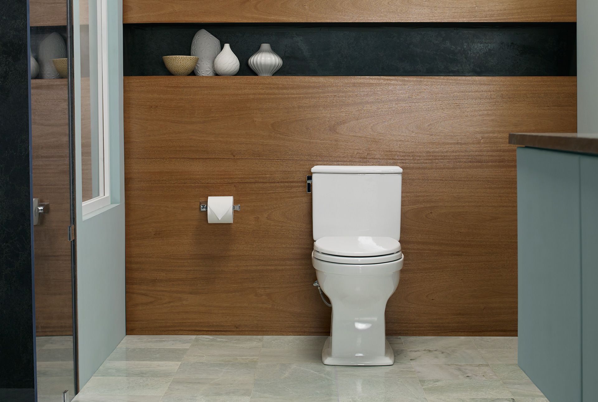 Alternate Image for TOTO Connelly Two-Piece Elongated Dual-Max, Dual Flush 1.28 and 0.9 GPF Universal Height Toilet, Ebony, Vitreous China, CST494CEMF#51