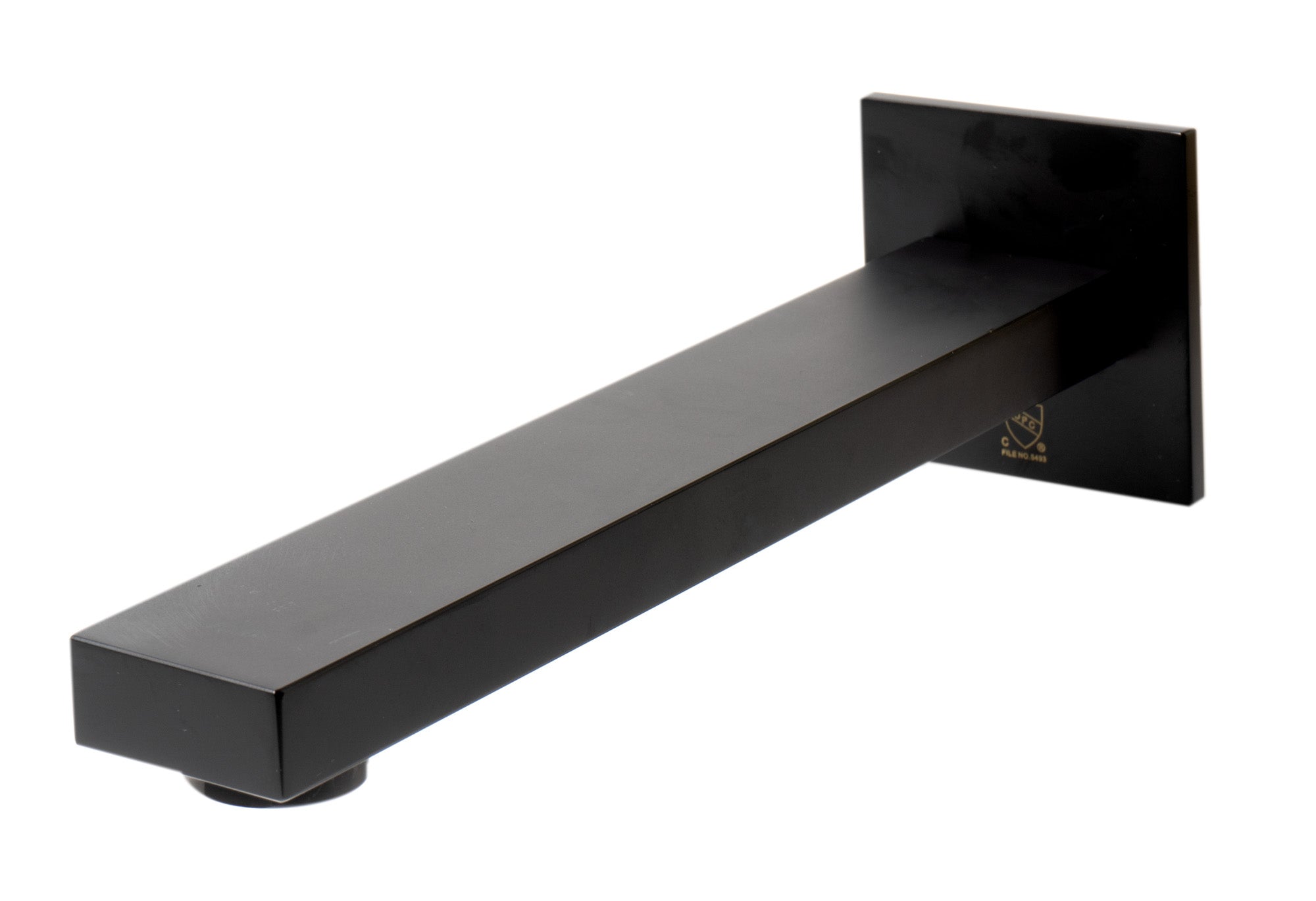 Alternate Image for ALFI brand 1.2 GPM Lever Straight Spout Bathroom Faucet, Modern, Black Matte, AB1468-BM