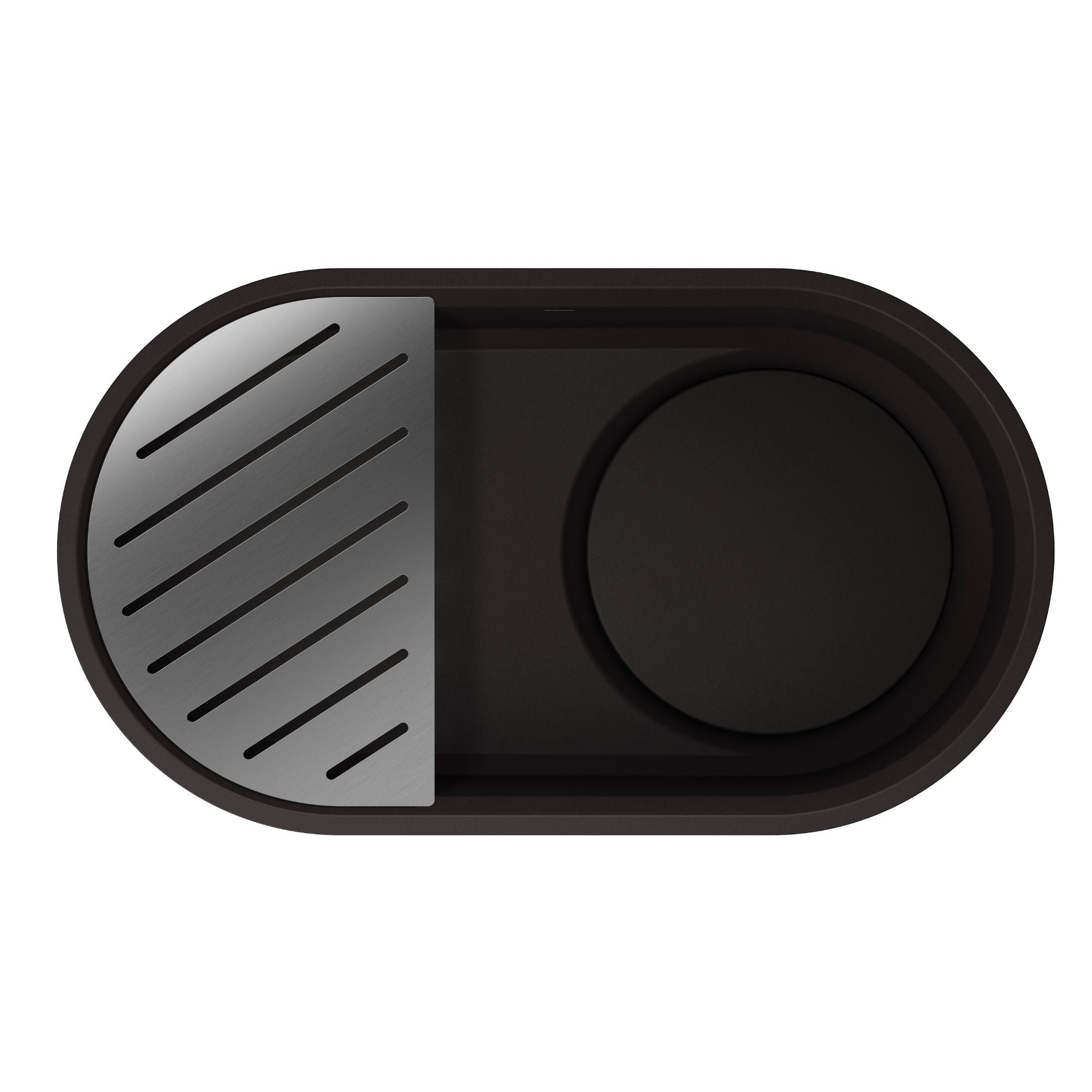 Blanco Oovalon Drain Accessory Bundle Includes Top Grid, Basket Strainer and Button Product Image