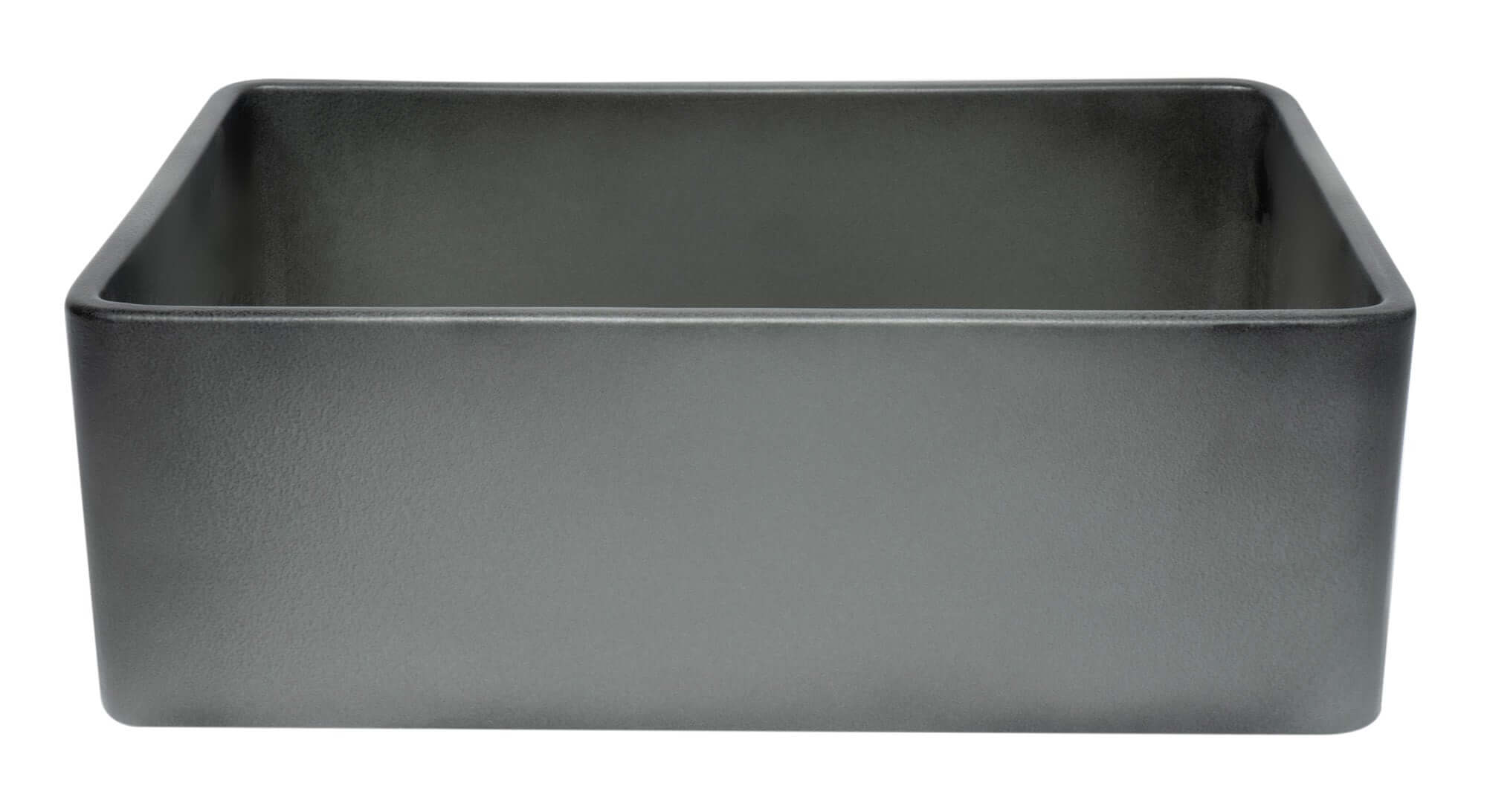 Alternate Image for ALFI brand 30" Fireclay Farmhouse Sink, Concrete, ABCO3020SB