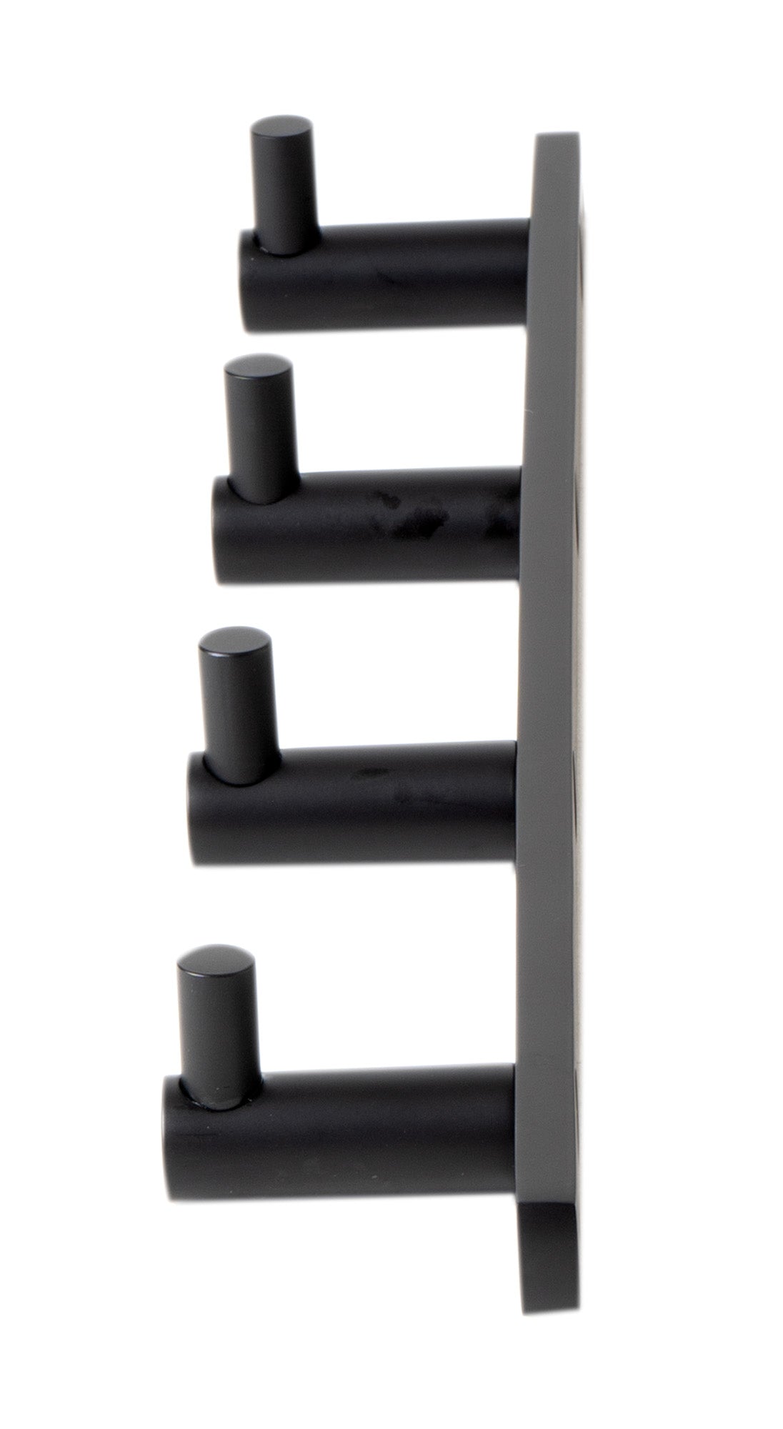 Alternate Image for ALFI brand AB9528-BM Black Matte Wall Mounted 4 Prong Robe / Towel Hook, Brass