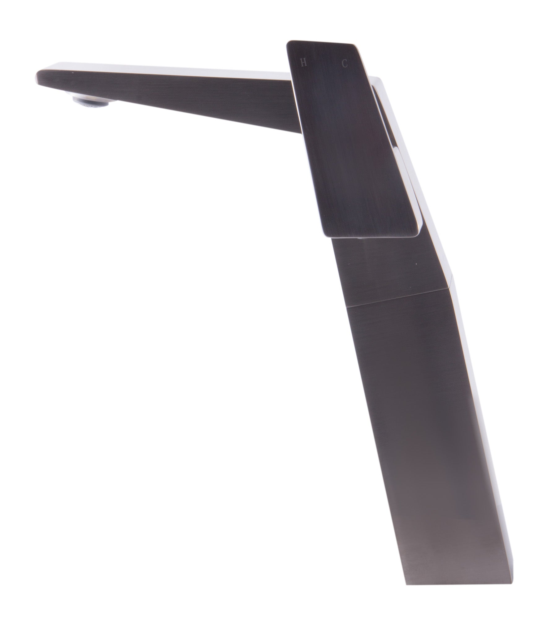 Alternate Image for ALFI Brushed Nickel Single Hole Tall Bathroom Faucet, AB1475-BN