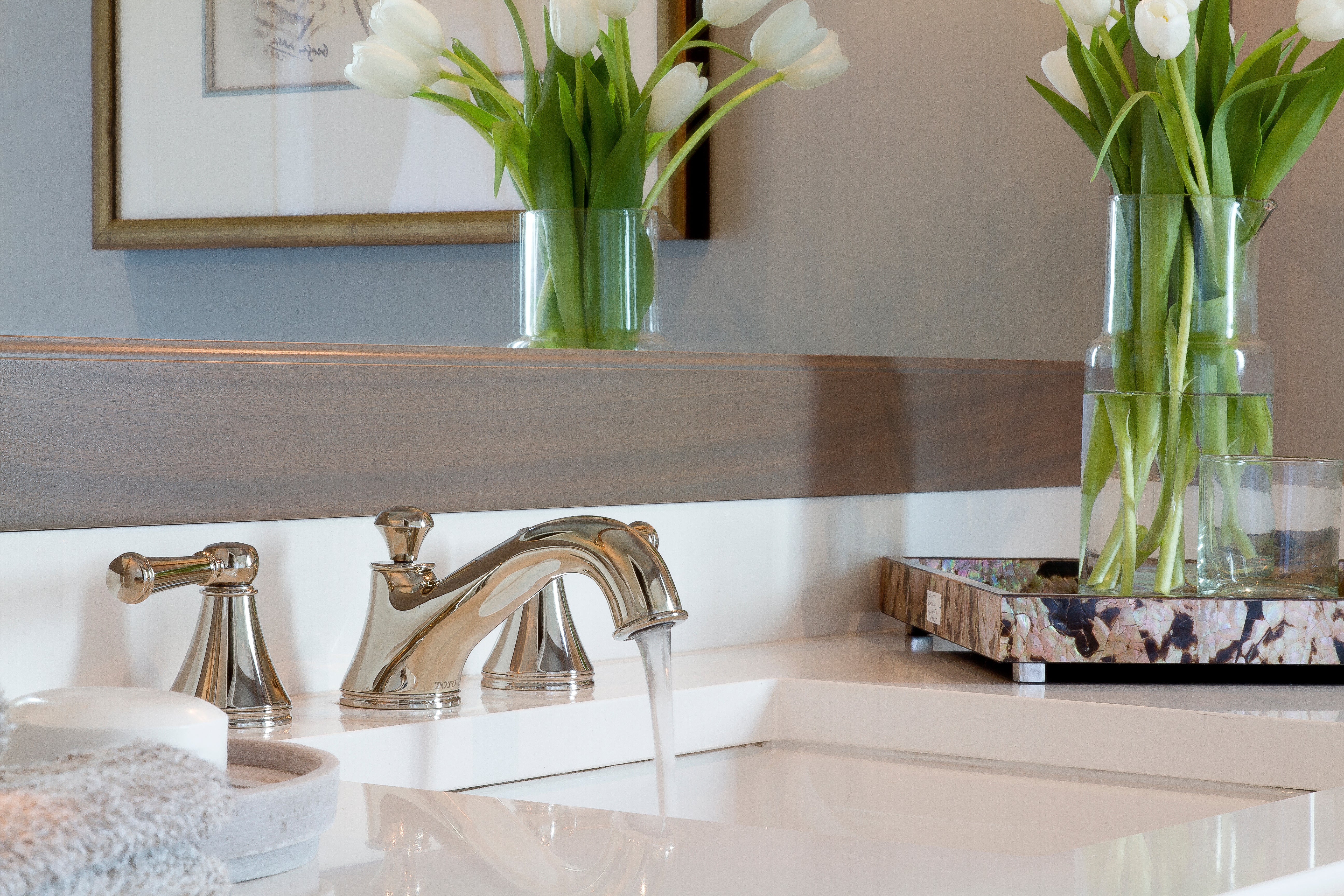 Alternate Image for TOTO Vivian Two Handle Widespread 1.5 GPM Bathroom Sink Faucet, Brushed Nickel, Brass, TL220DD1#BN